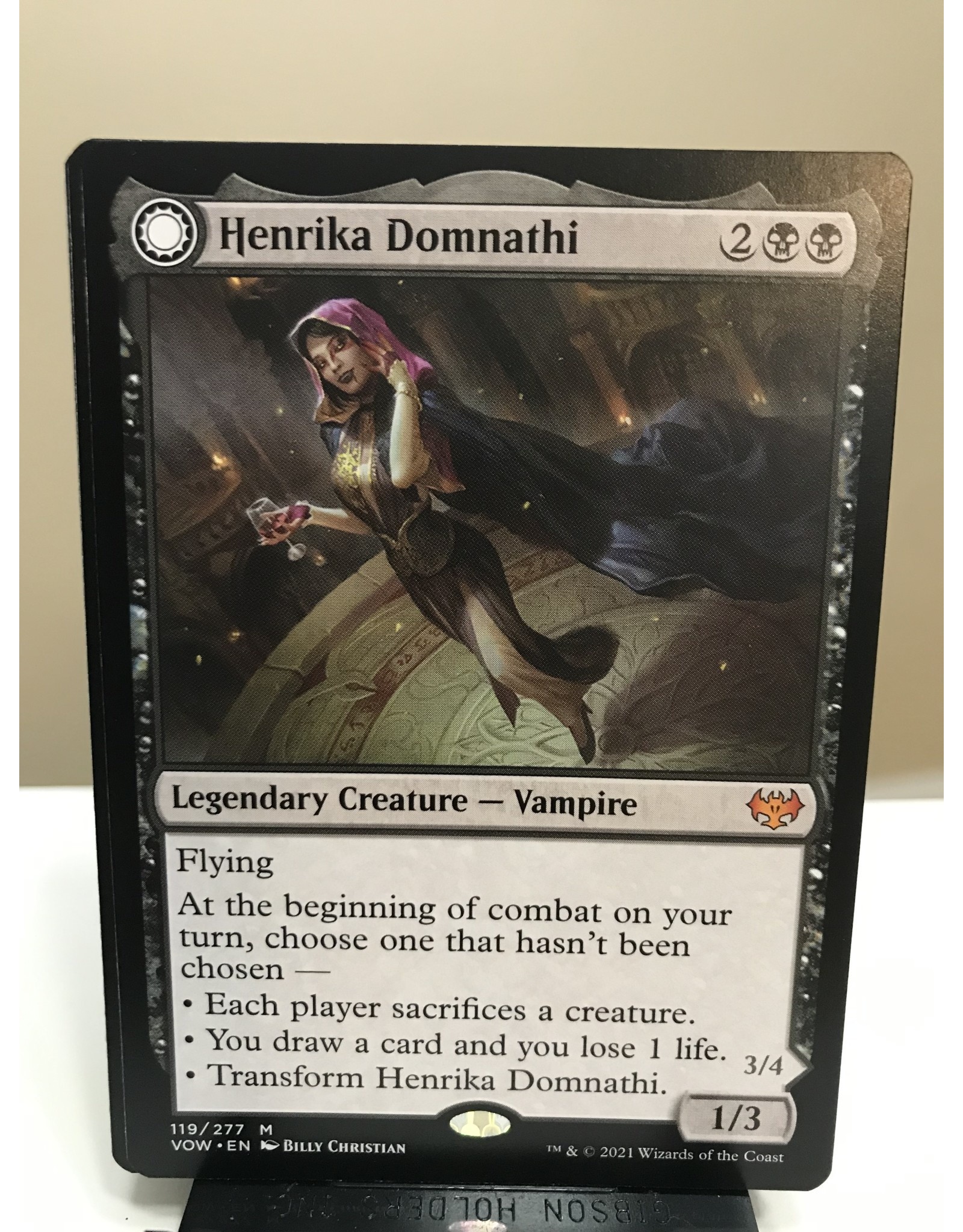 Magic Henrika Domnathi // Henrika, Infernal Seer  (VOW)