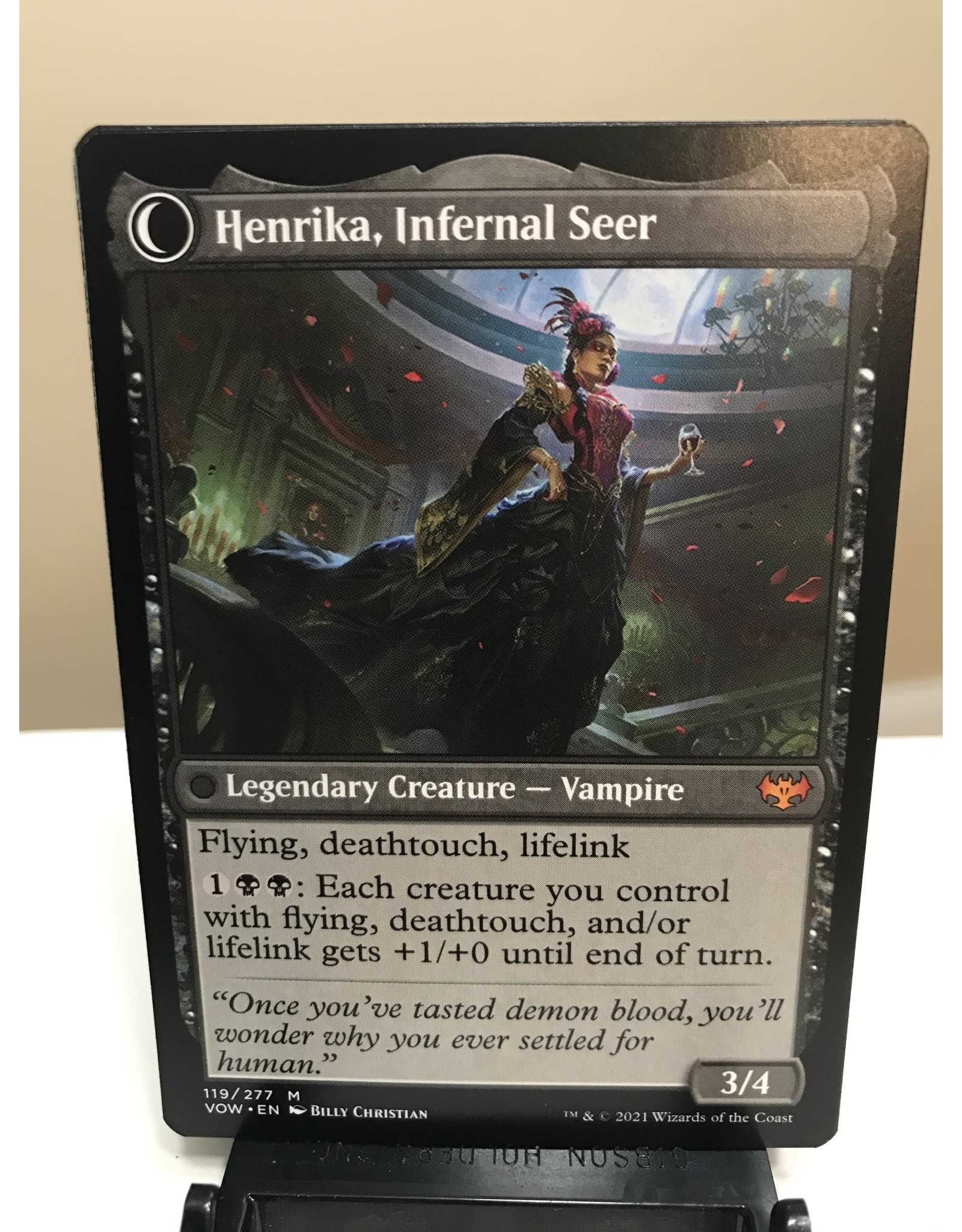 Magic Henrika Domnathi // Henrika, Infernal Seer  (VOW)