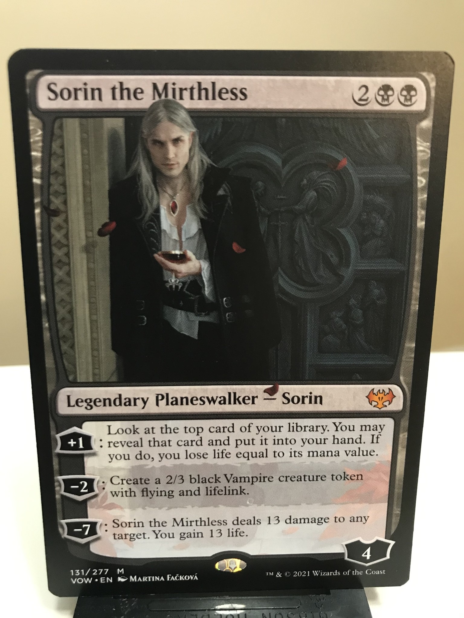 Magic The Gathering Lord Of The Rings Magic: The Gathering - Sorin The ...