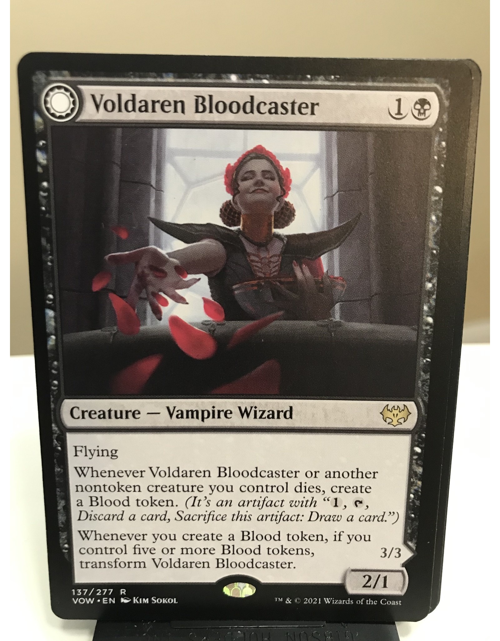 Magic Voldaren Bloodcaster // Bloodbat Summoner  (VOW)