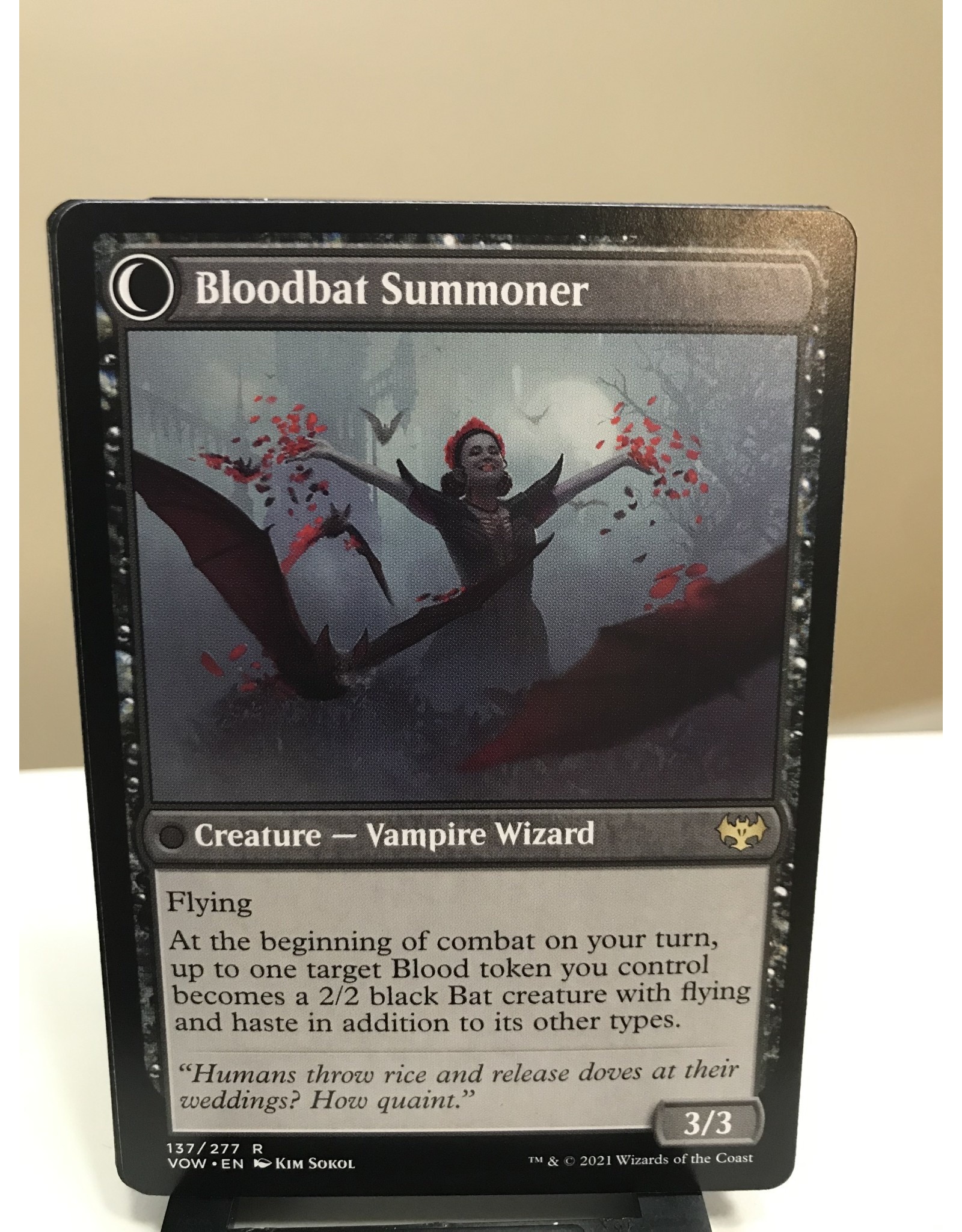 Magic Voldaren Bloodcaster // Bloodbat Summoner  (VOW)