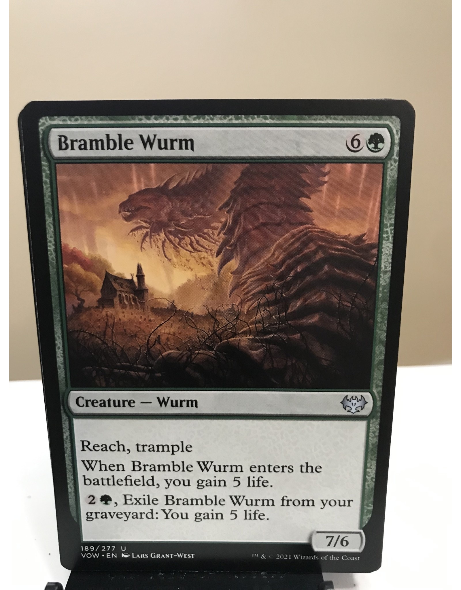 Magic Bramble Wurm  (VOW)