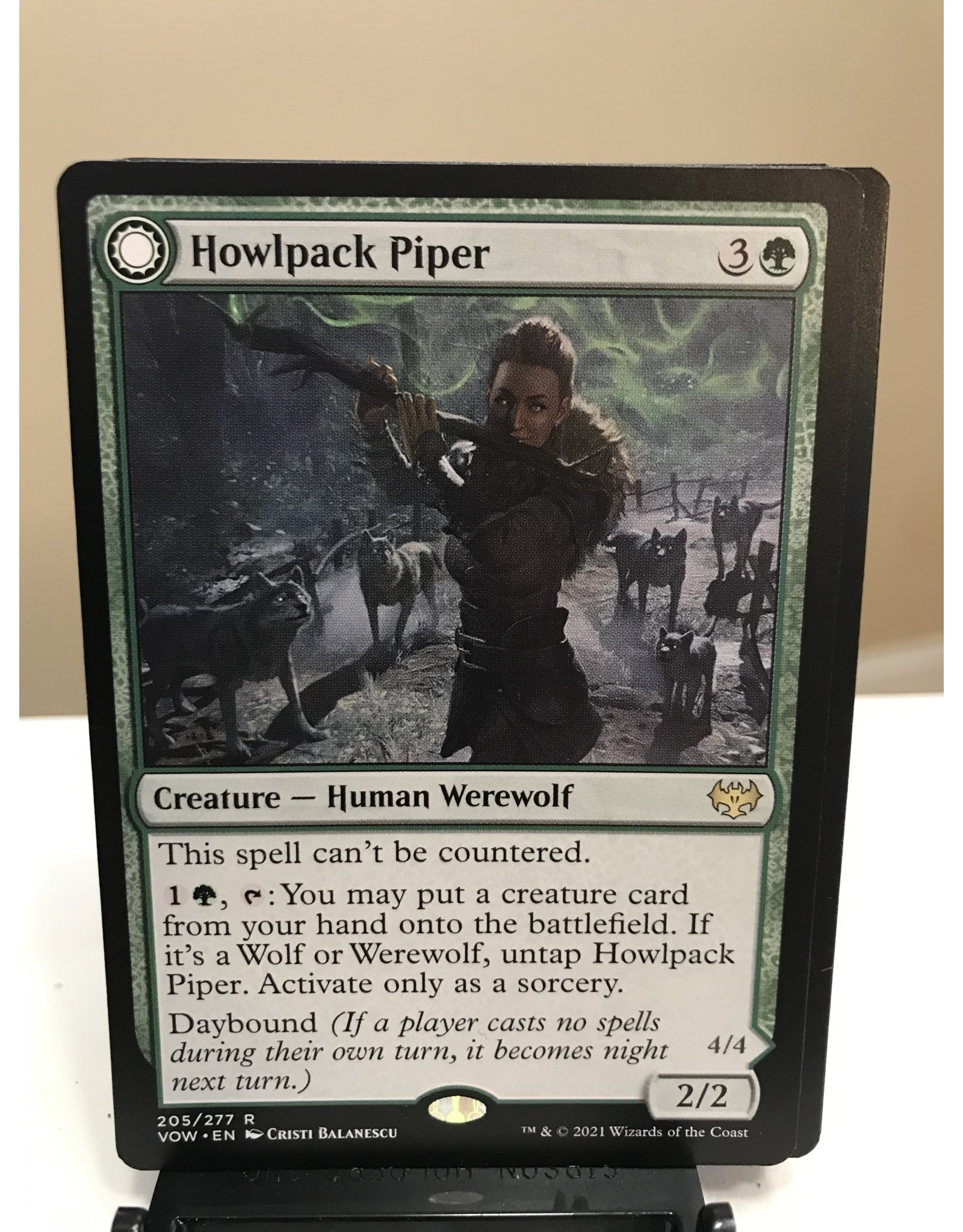 Magic Howlpack Piper // Wildsong Howler  (VOW)