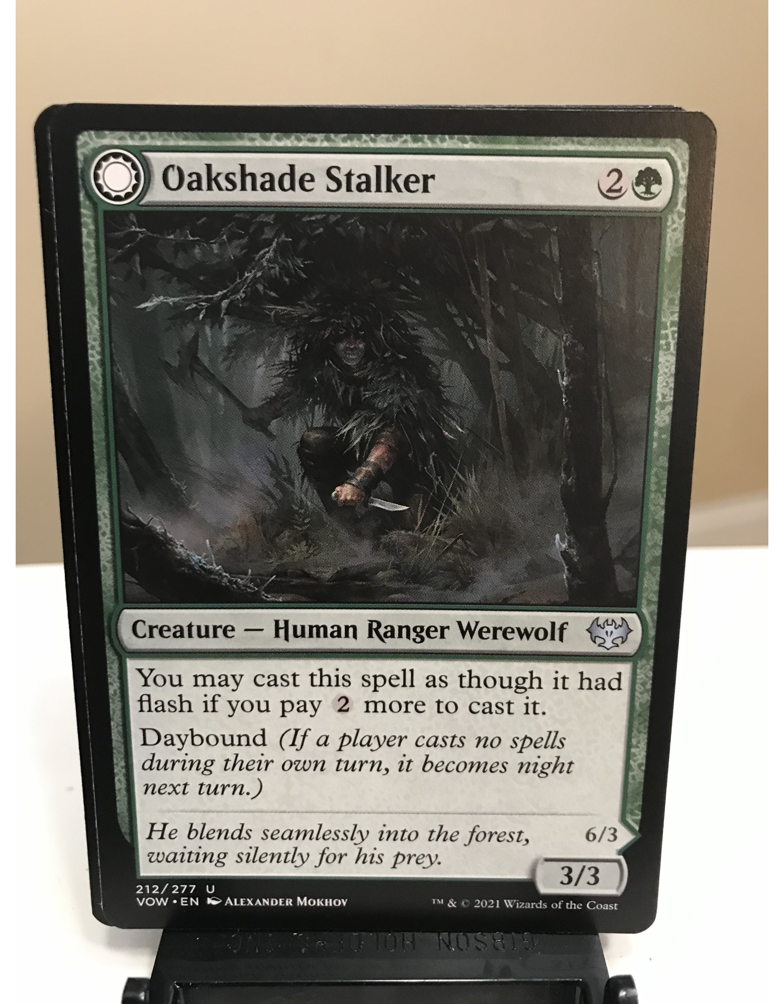Magic Oakshade Stalker // Moonlit Ambusher  (VOW)