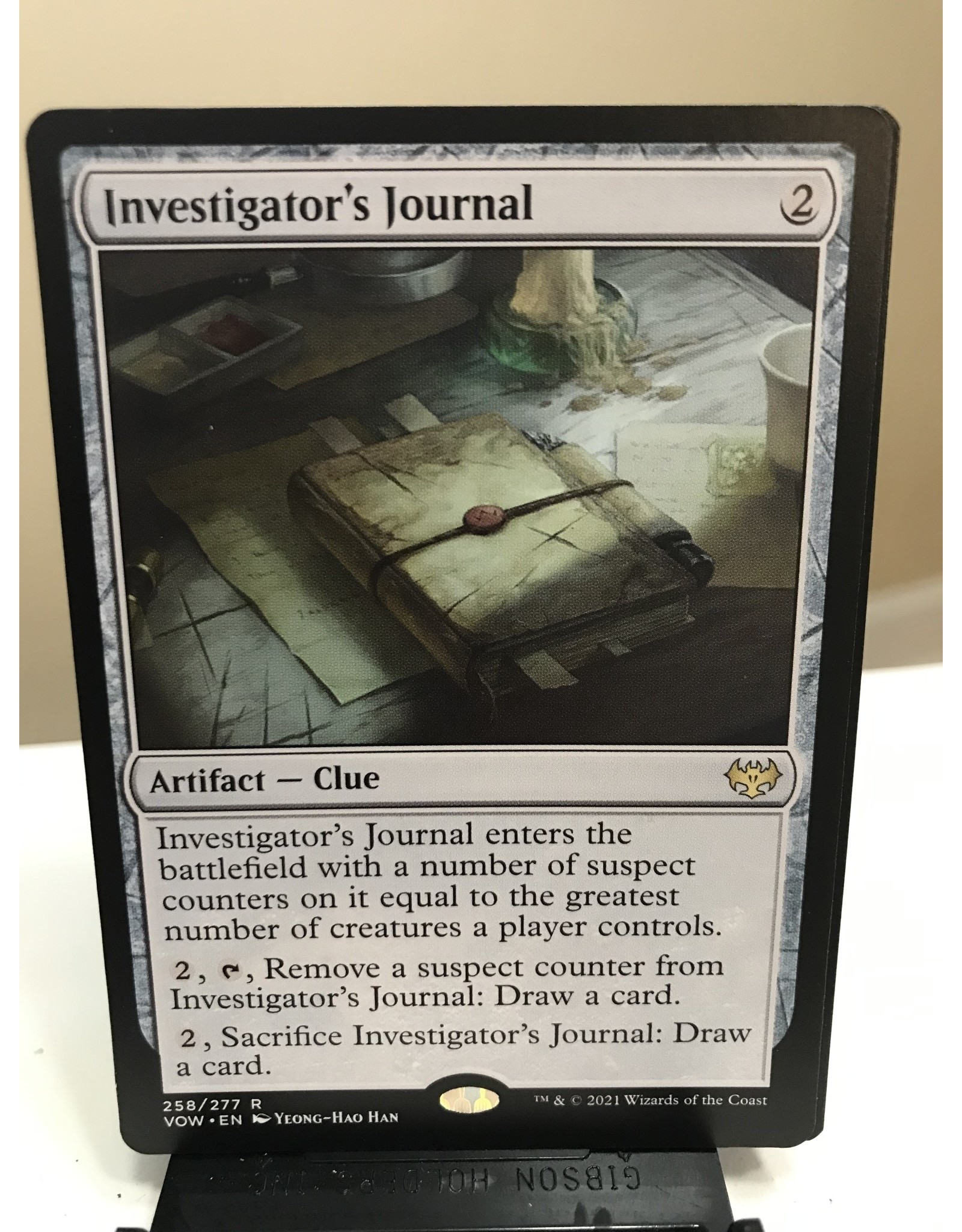Magic Investigator's Journal  (VOW)