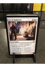 Magic Act of Authority  (C13)