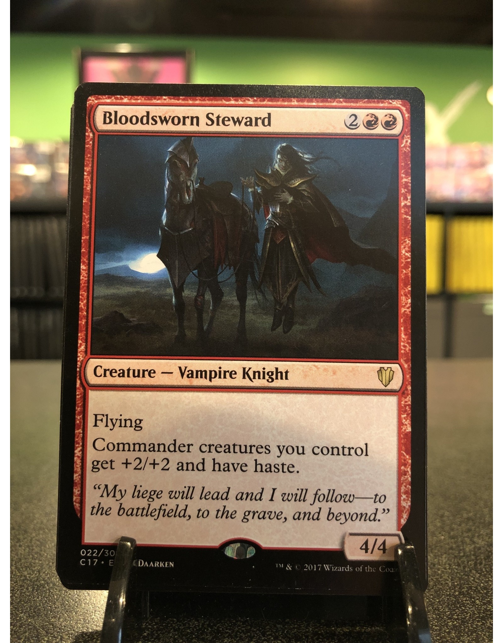 Magic Bloodsworn Steward  (C17)