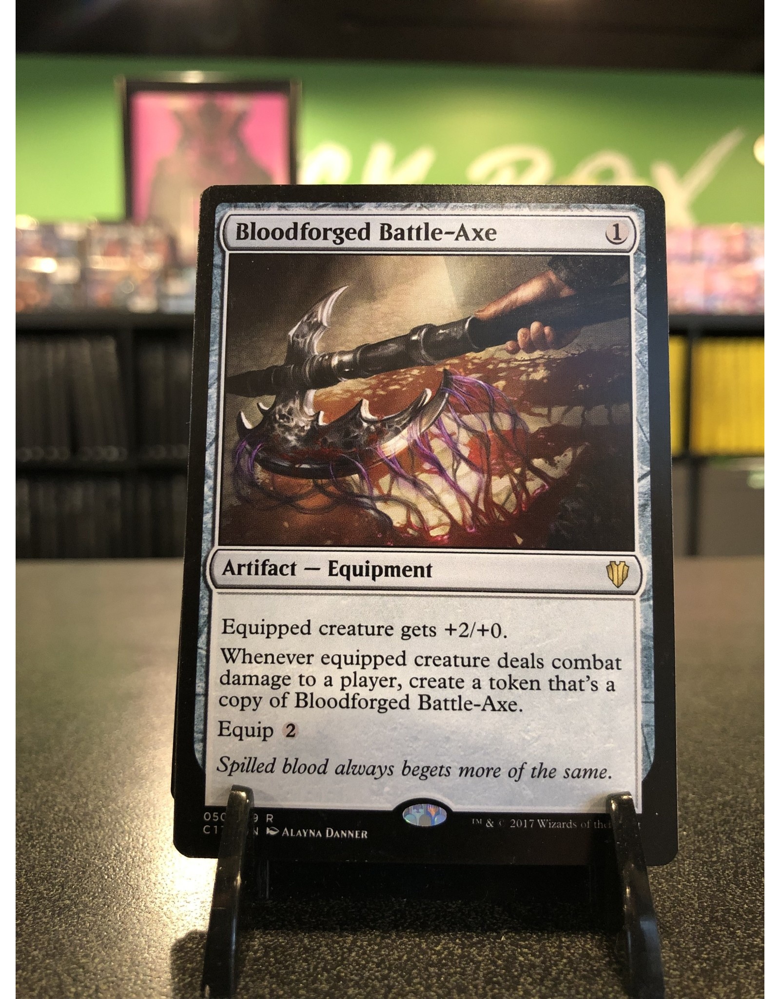 Magic Bloodforged Battle-Axe  (C17)