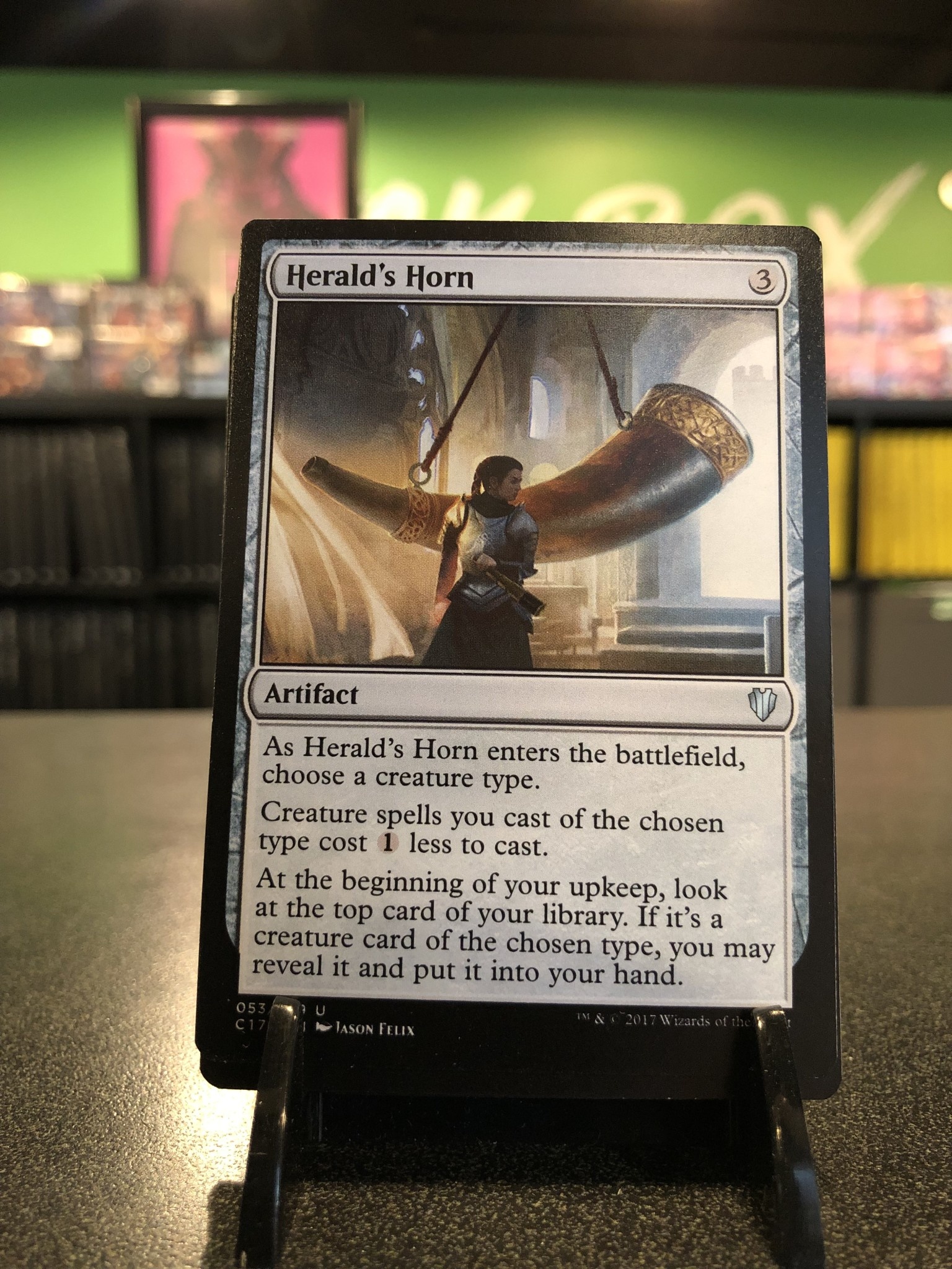 Magic Herald's Horn (C17) The Deck Box
