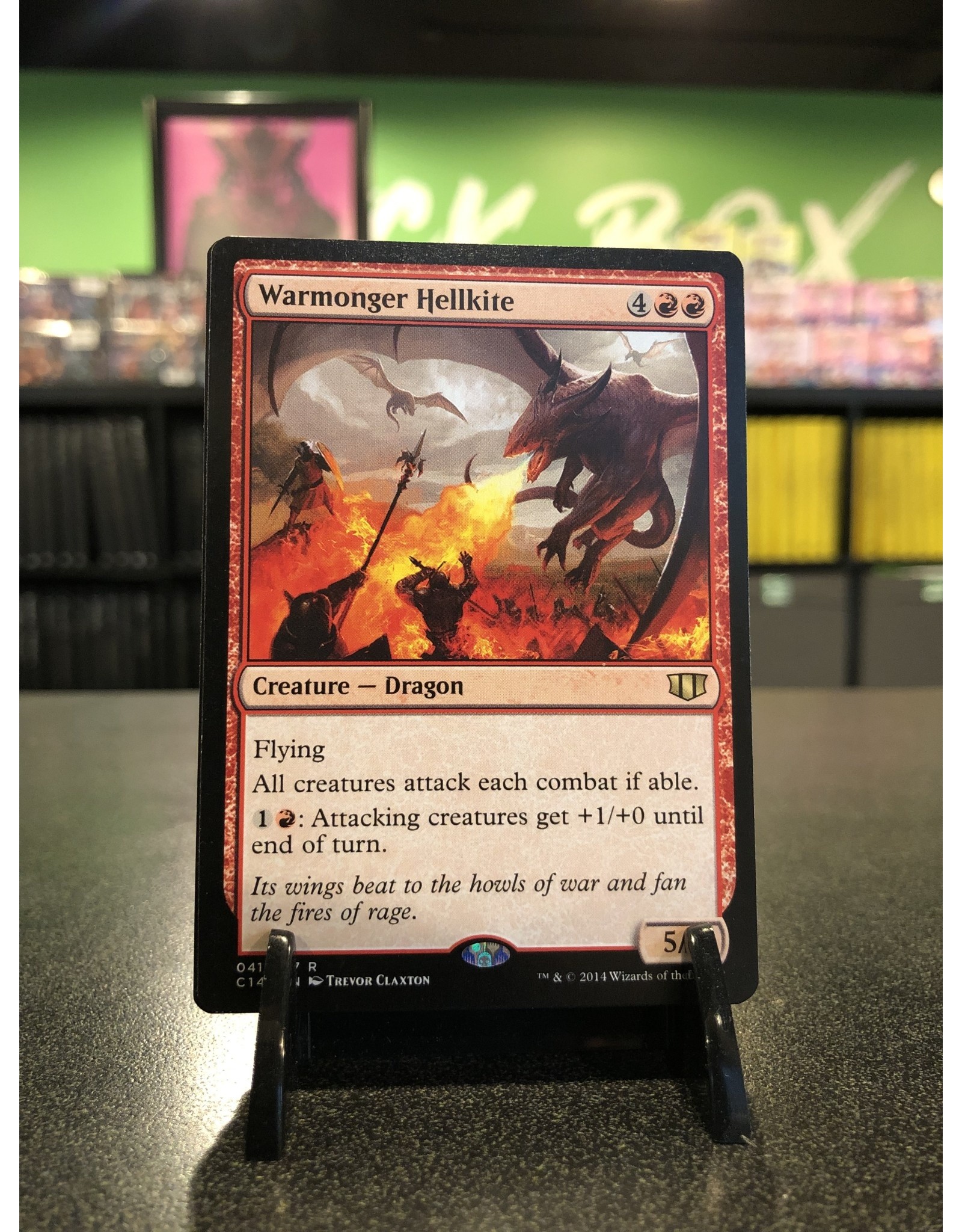 Magic Warmonger Hellkite  (C14)