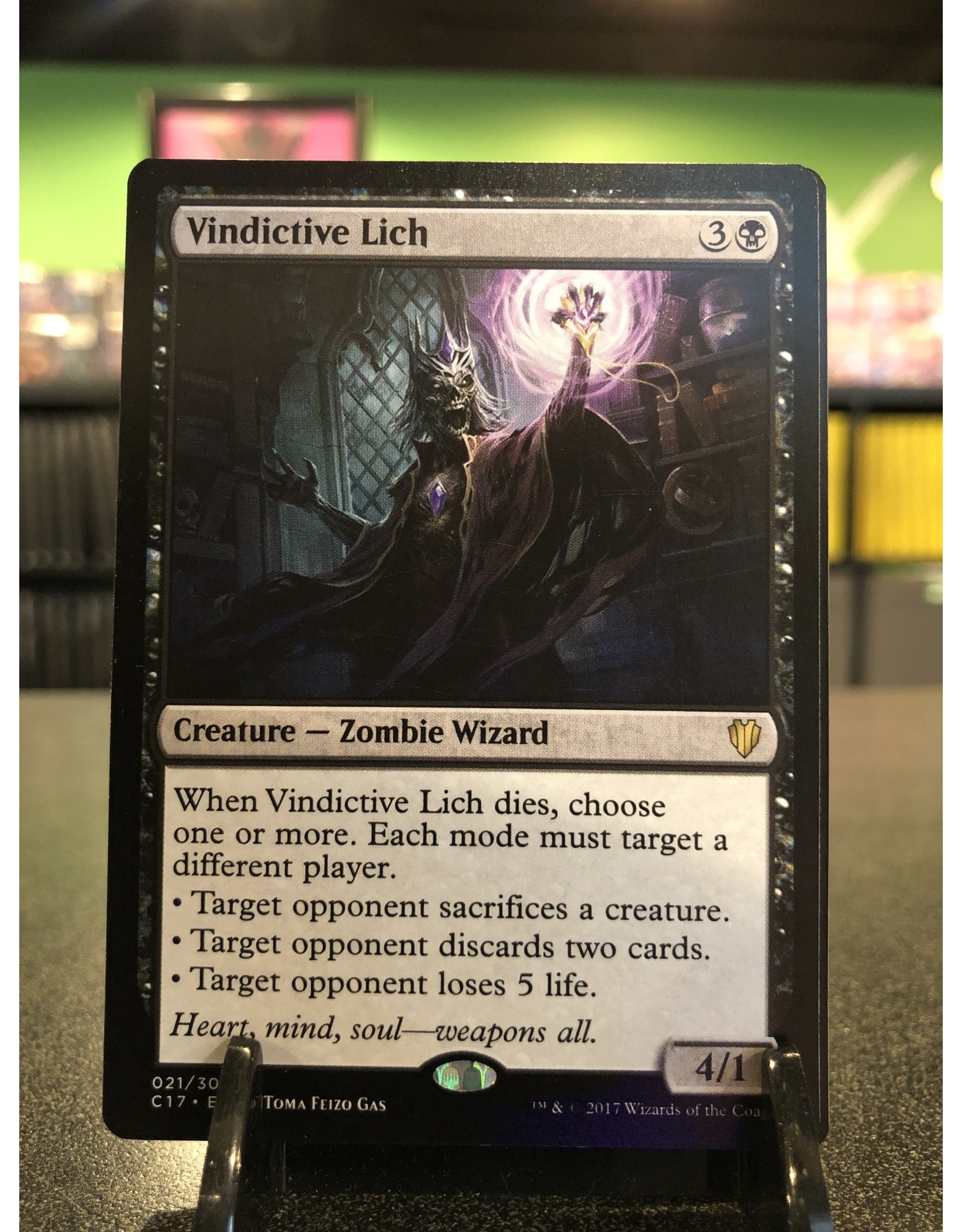Magic Vindictive Lich  (C17)