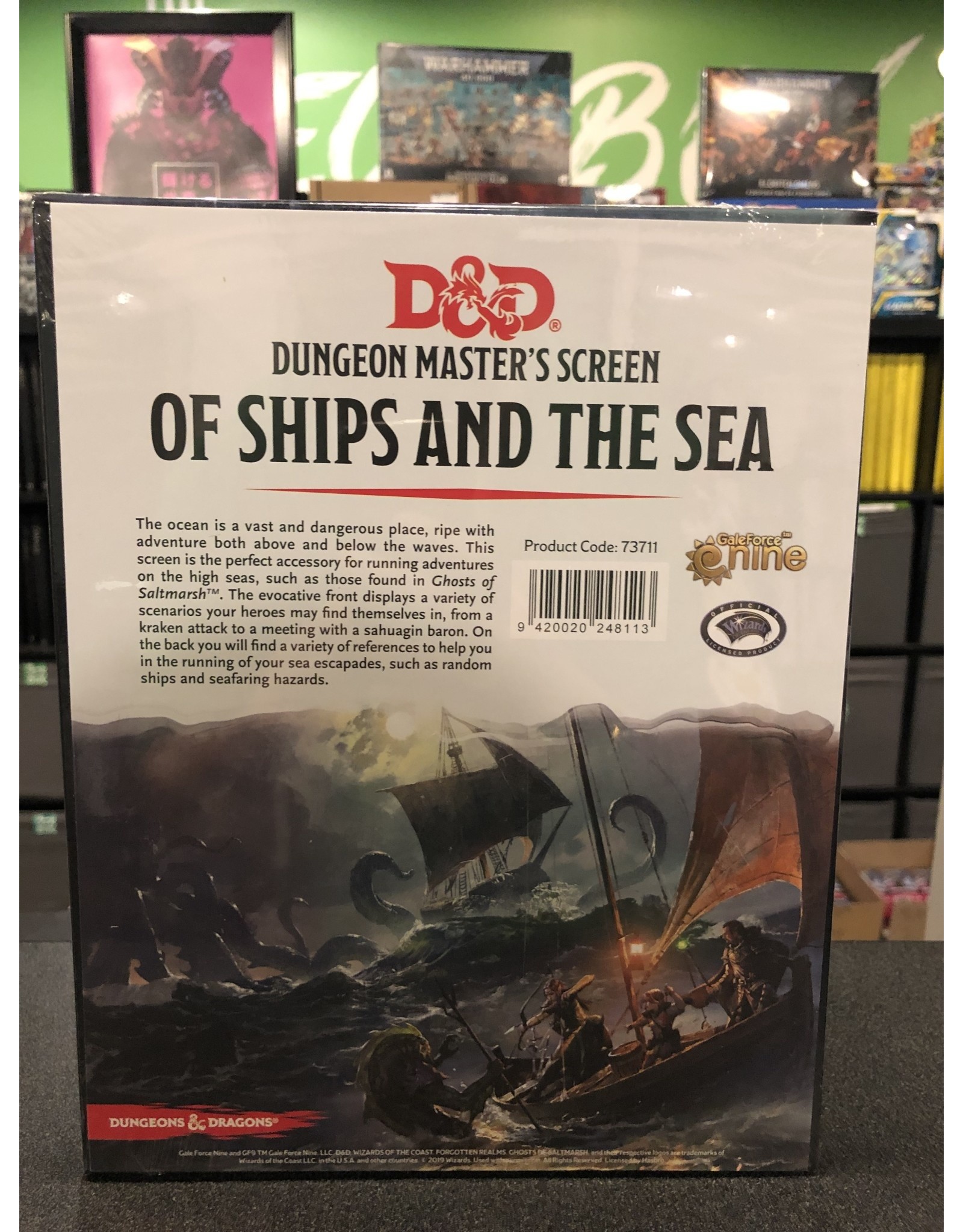 Dungeons & Dragons DND DM SCREEN OF SHIPS AND THE SEA (36)