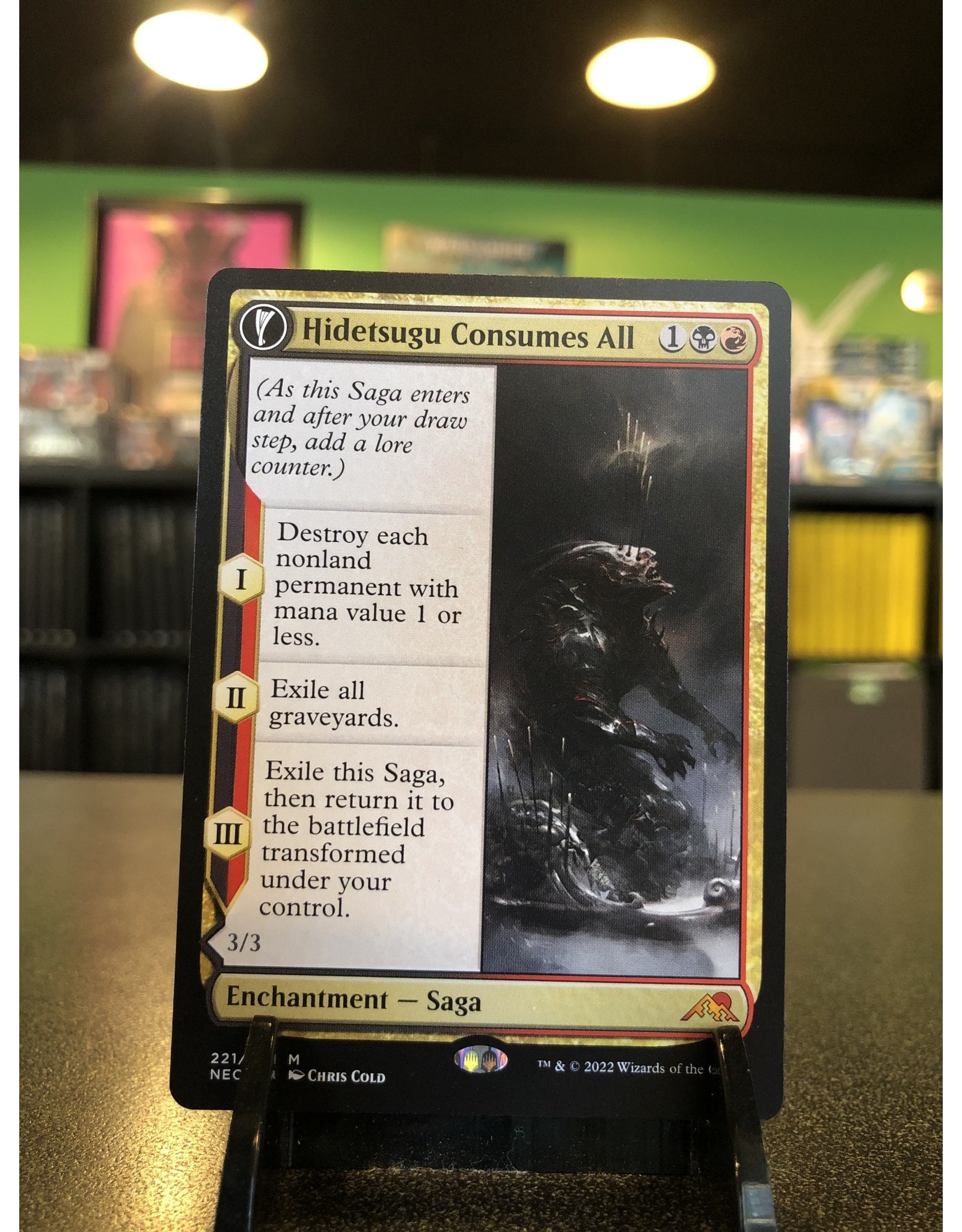 Magic Hidetsugu Consumes All // Vessel of the All-Consuming  (NEO)