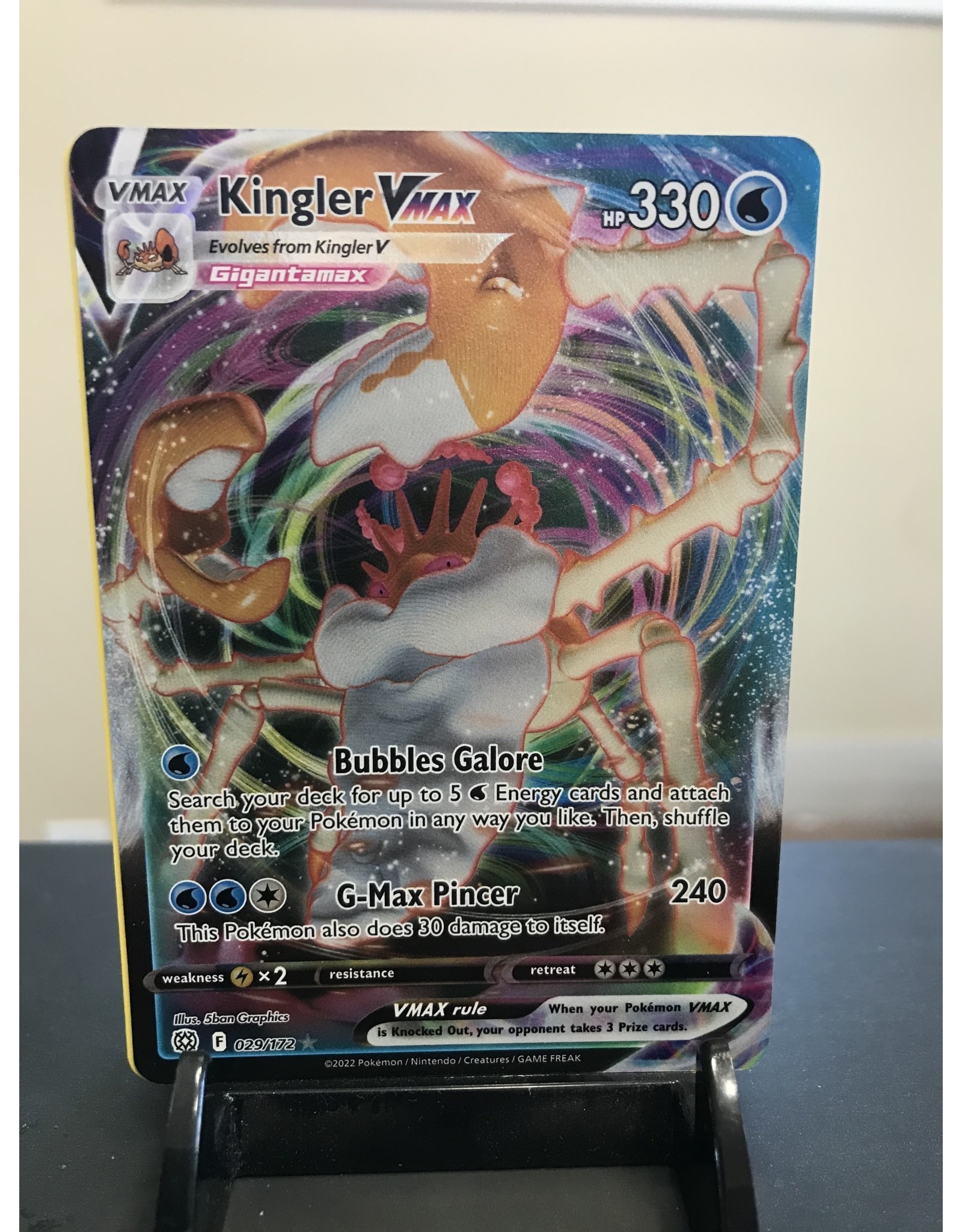 Pokemon KinglerVMAX  029/172