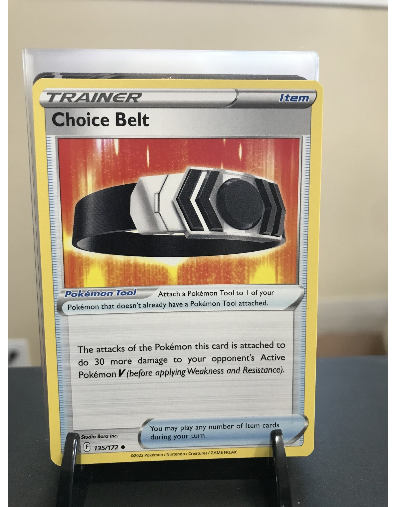 Pokemon Choice Belt  135/172