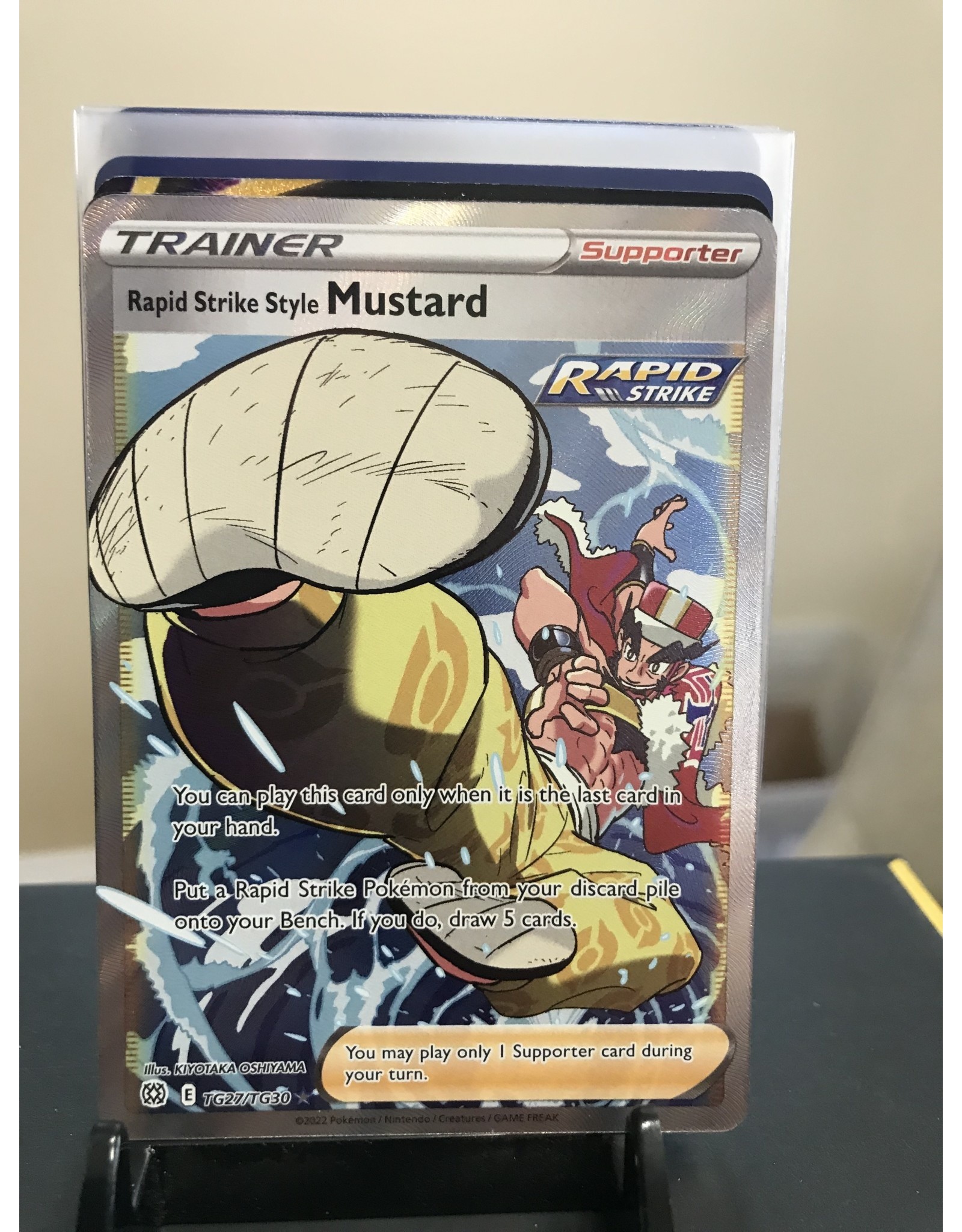 Pokemon Rapid Strike Style Mustard  TG27/TG30