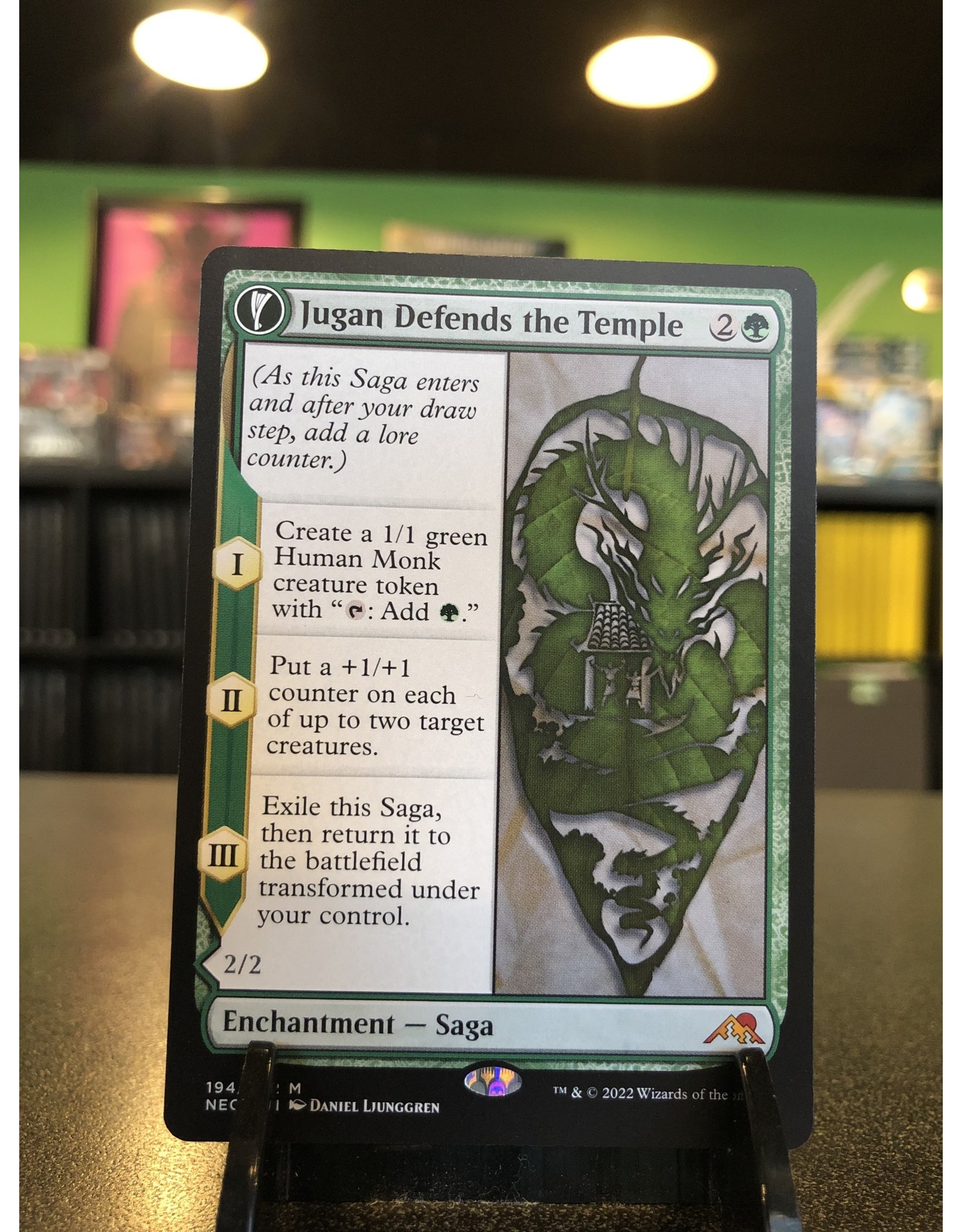 Magic Jugan Defends the Temple // Remnant of the Rising Star  (NEO)