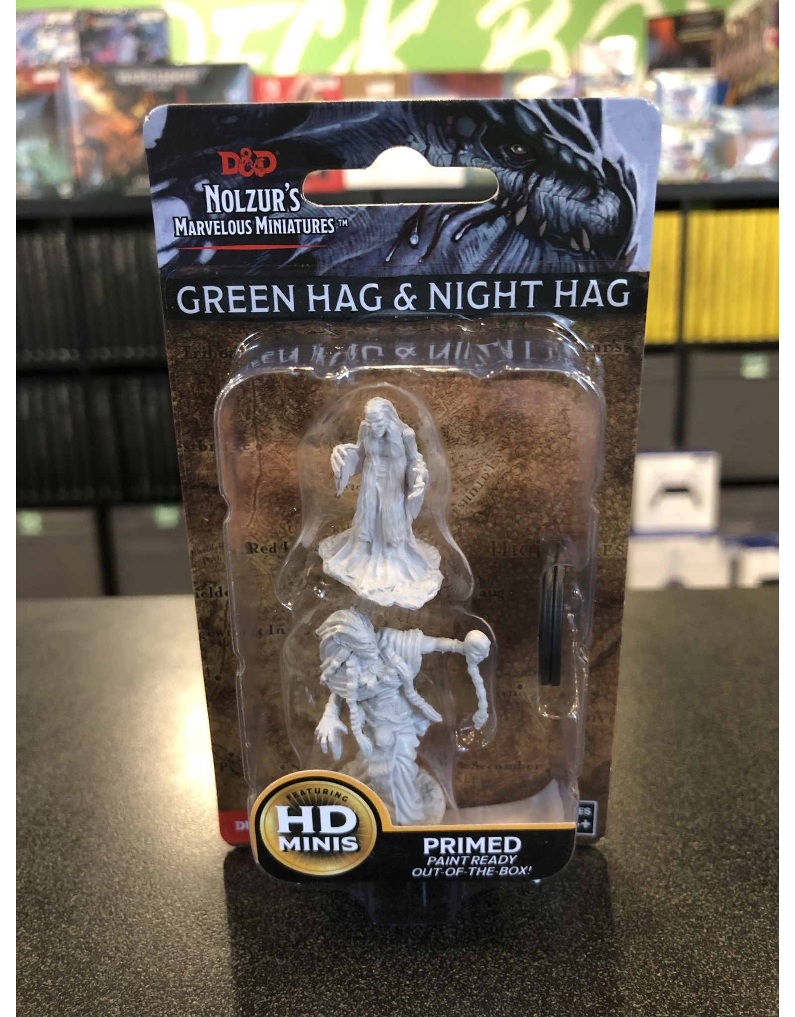 D & D Minis DND UNPAINTED MINIS GREEN HAG/NIGHT HAG