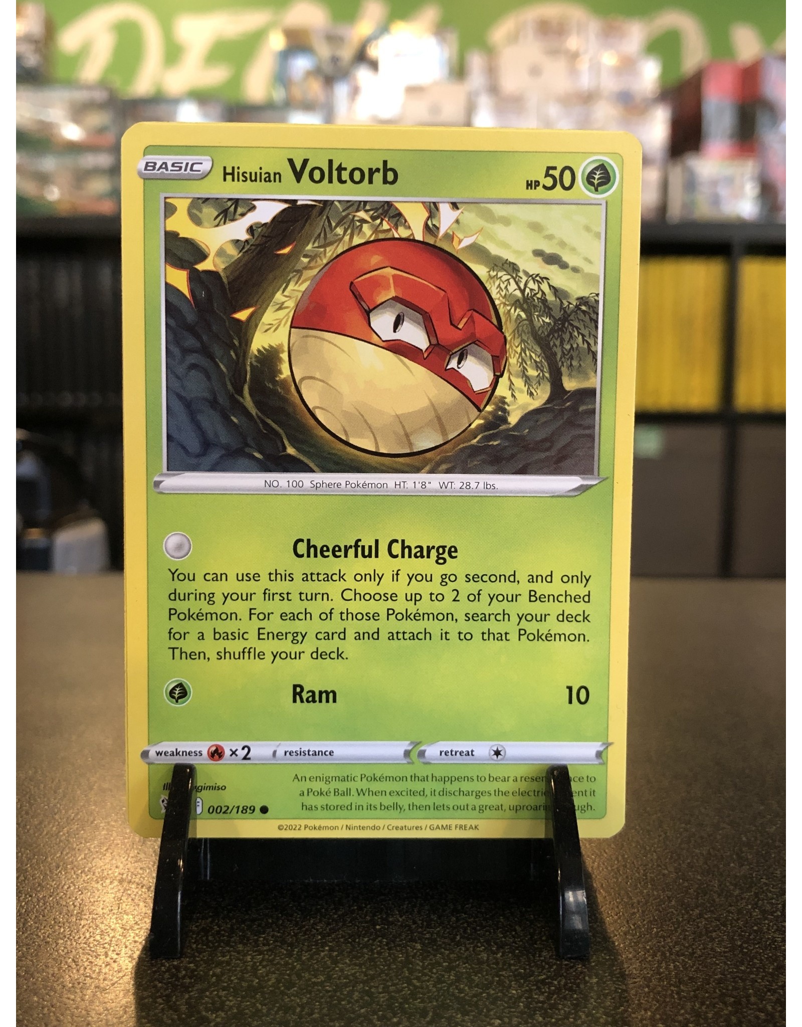 Pokemon Hisuian Voltorb  002/189