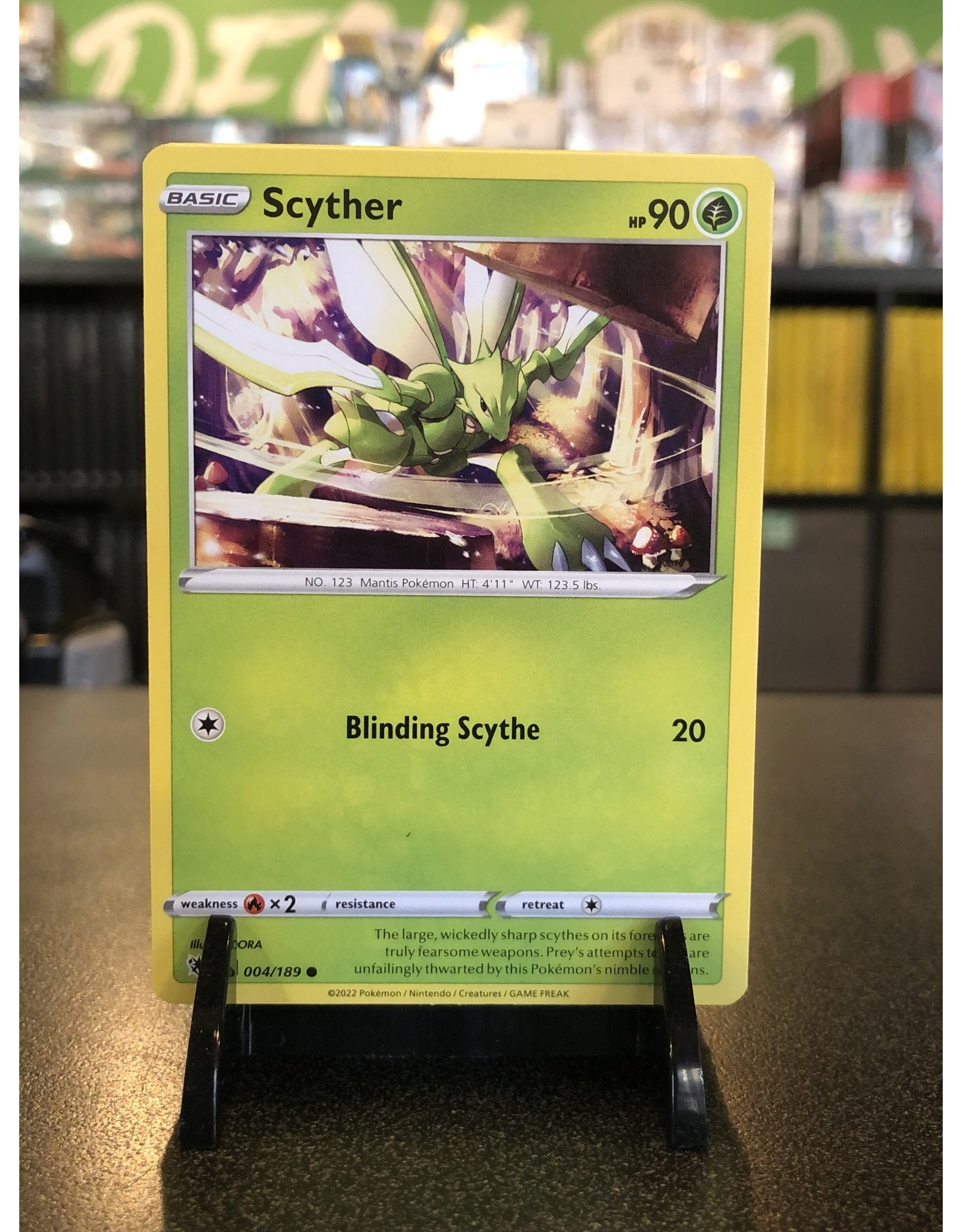 Pokemon Scyther  004/189