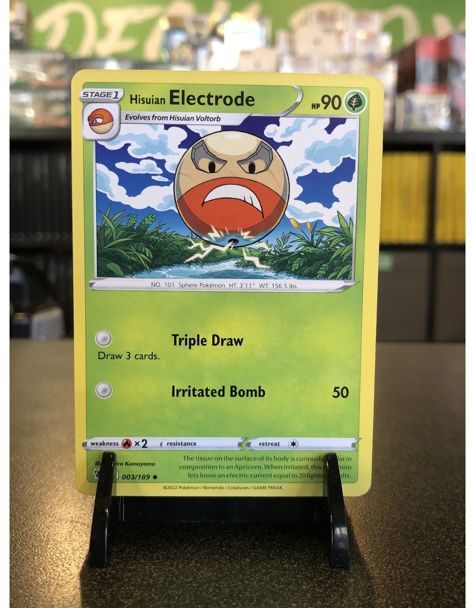 Pokemon Hisuian Electrode  003/189