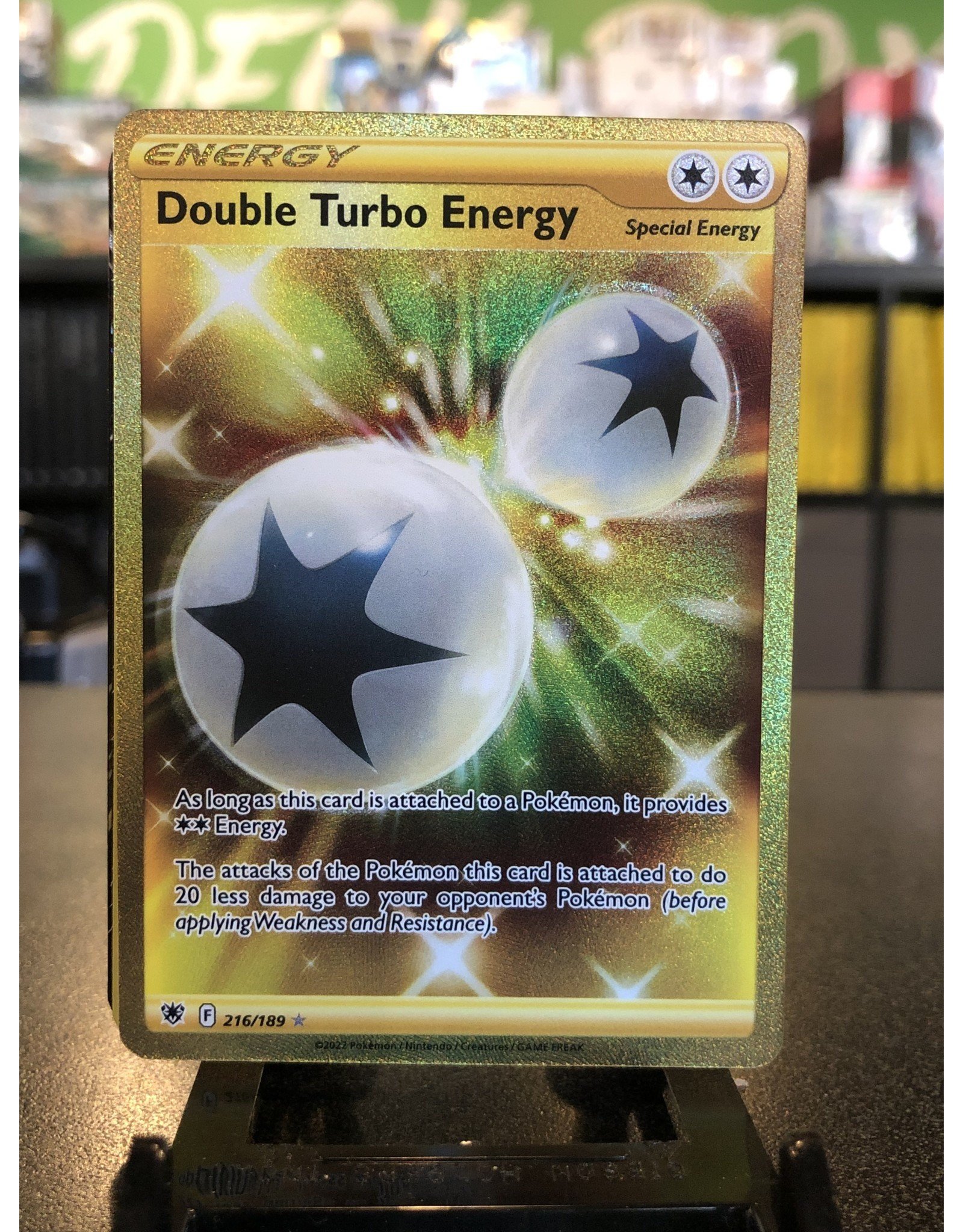 Pokemon Double Turbo Energy  216/189