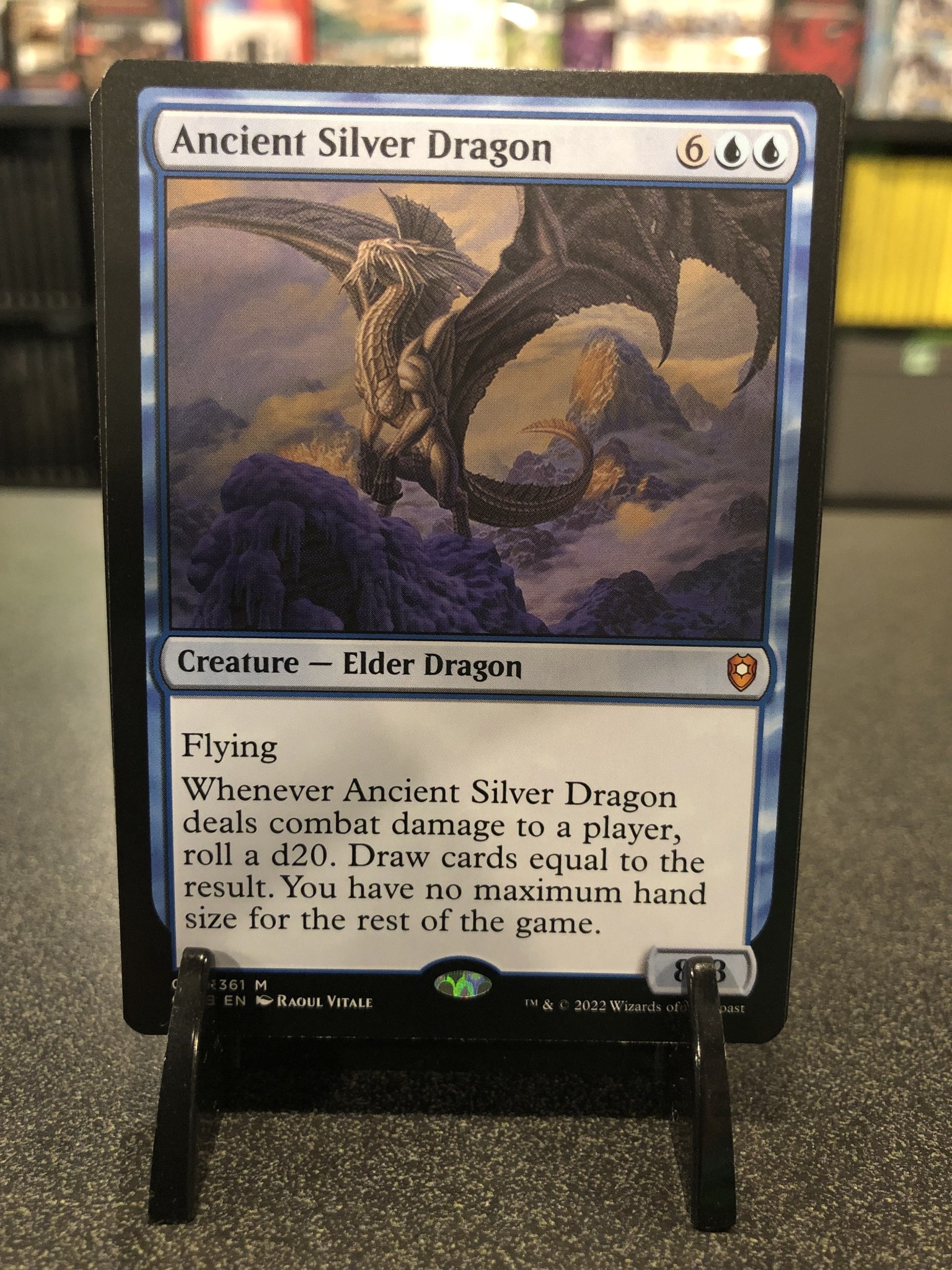 Magic Ancient Silver Dragon (CLB) - The Deck Box
