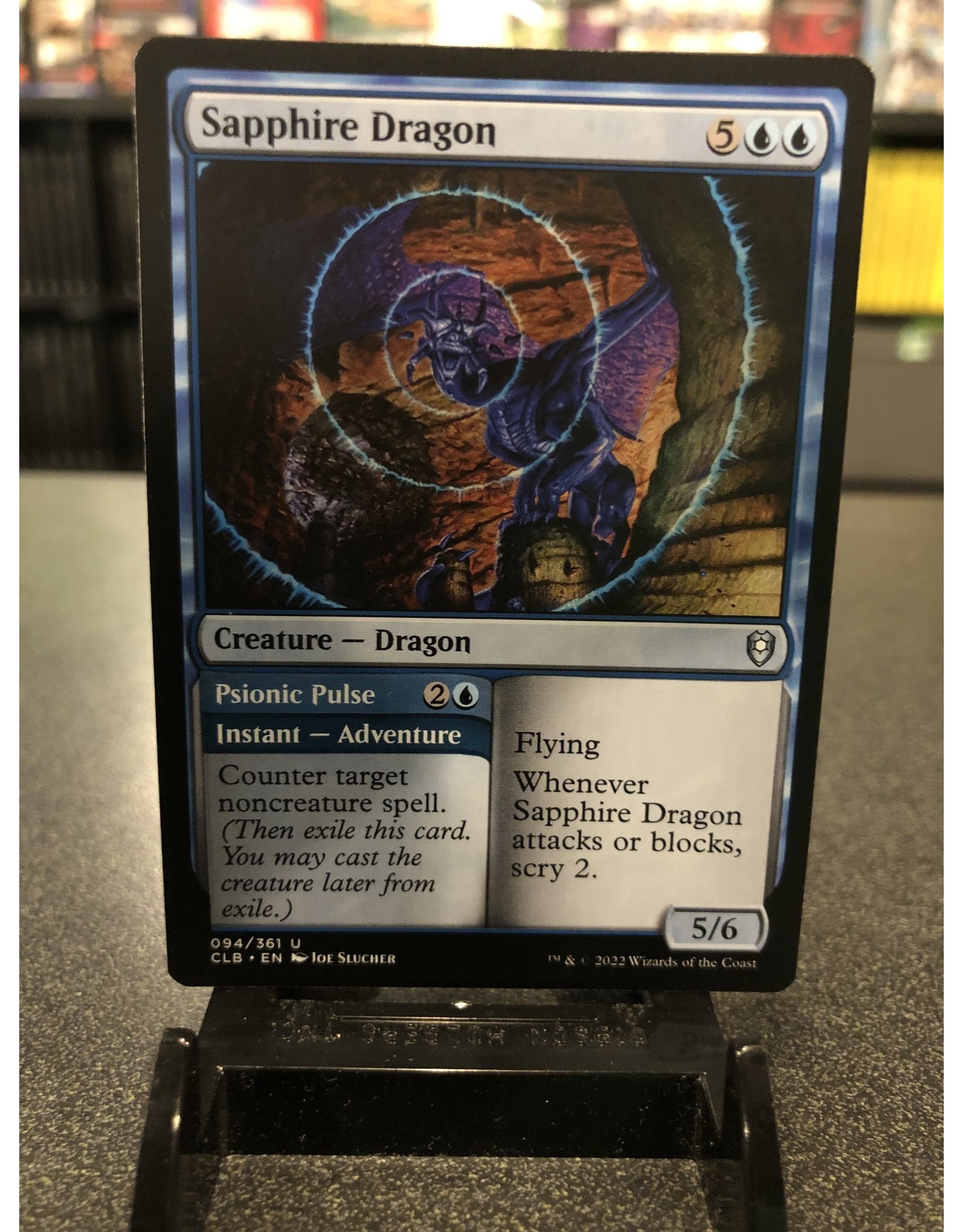 Magic Sapphire Dragon // Psionic Pulse  (CLB)