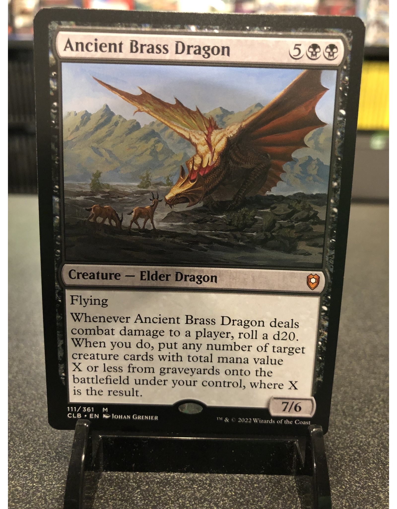 Magic Ancient Brass Dragon  (CLB)