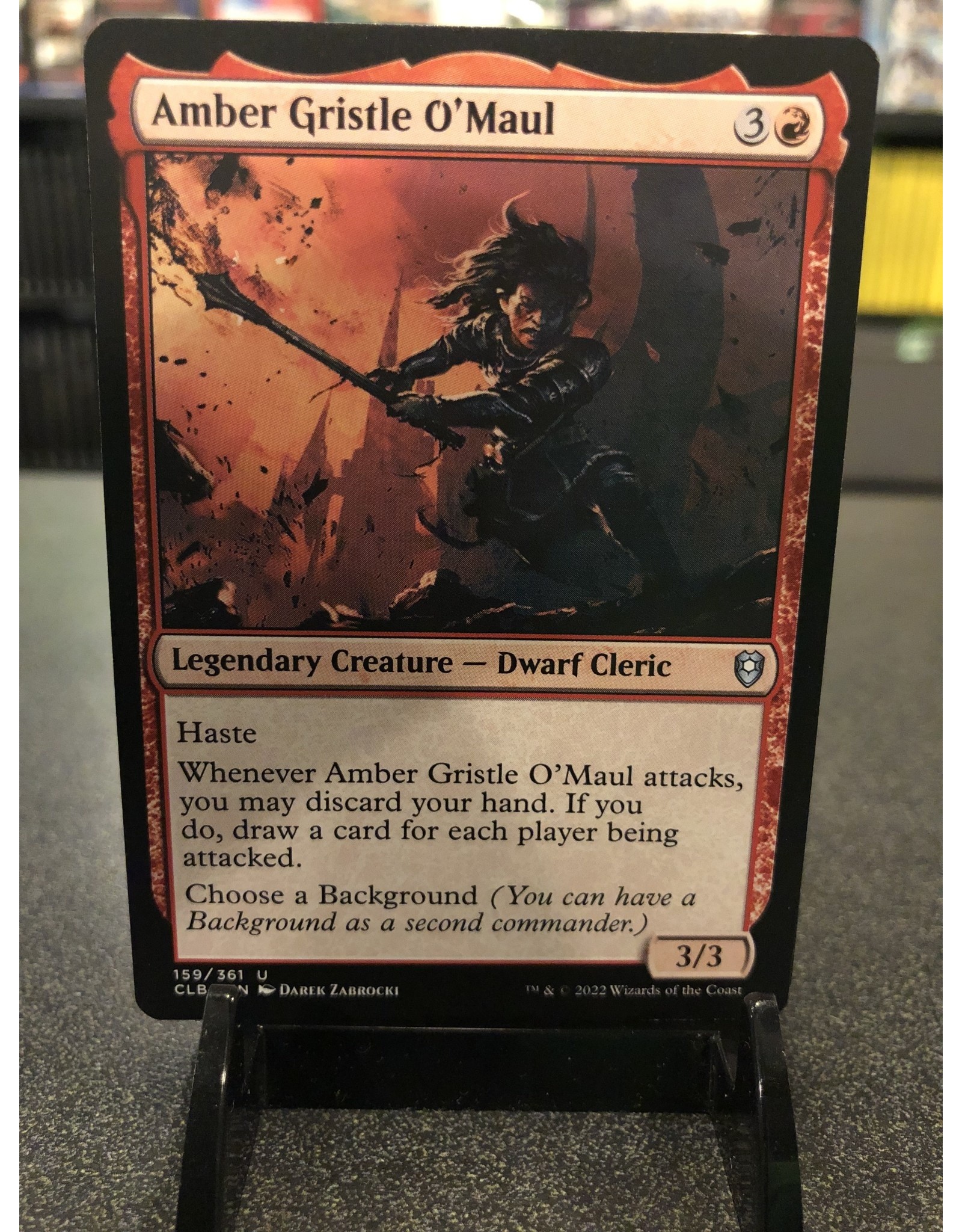 Magic Amber Gristle O'Maul  (CLB)