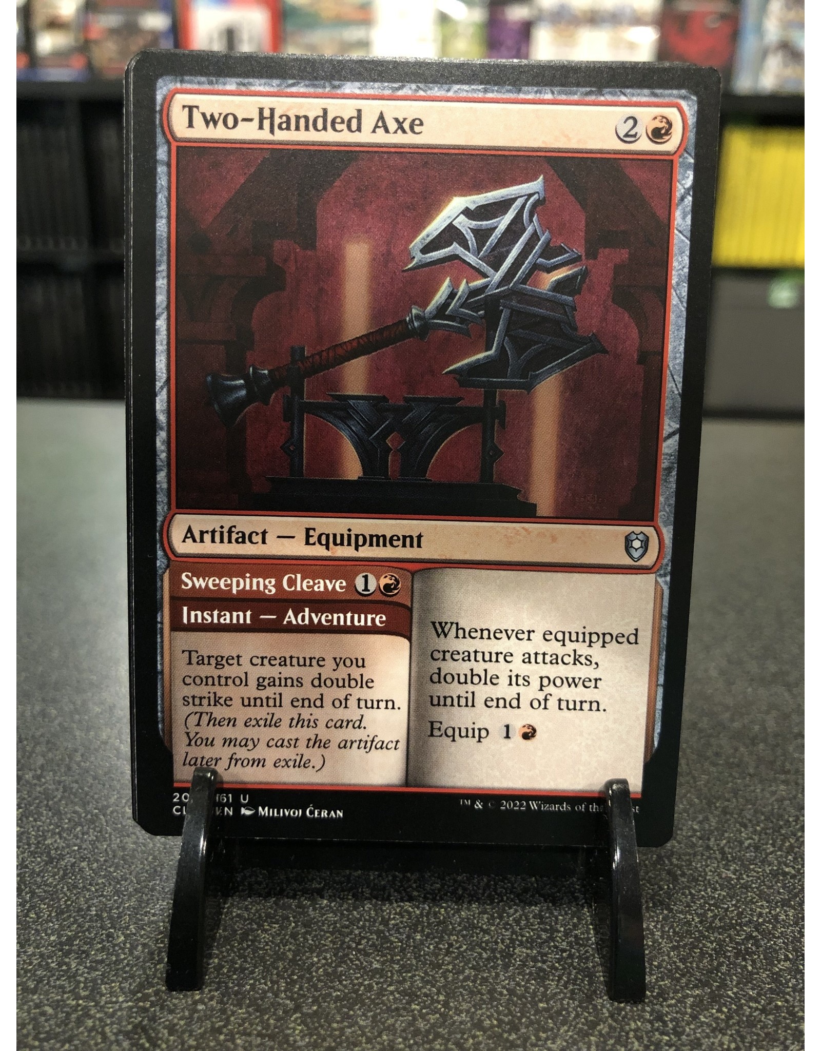 Magic Two-Handed Axe // Sweeping Cleave  (CLB)