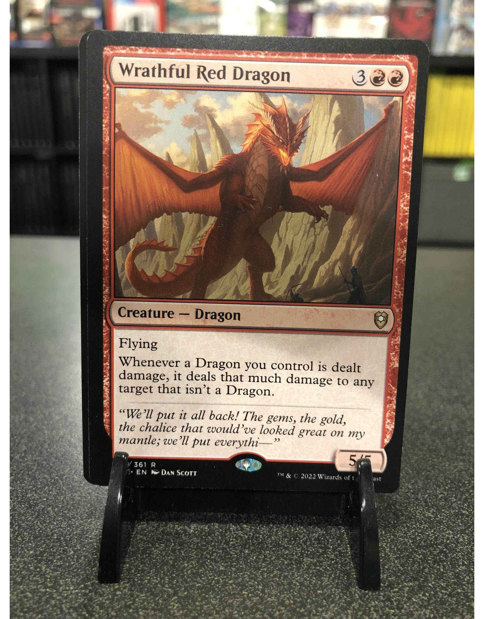 Magic Wrathful Red Dragon  (CLB)