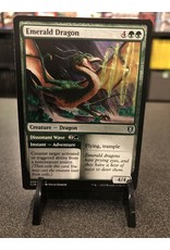 Magic Emerald Dragon // Dissonant Wave  (CLB)