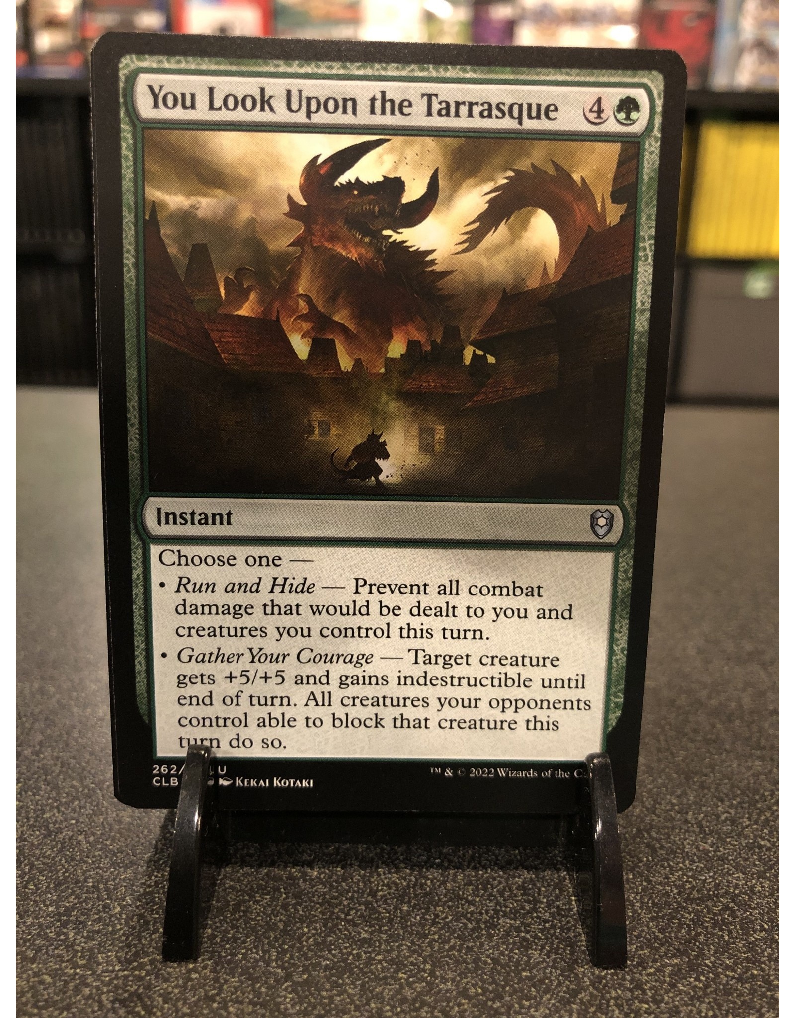 Magic You Look Upon the Tarrasque  (CLB)