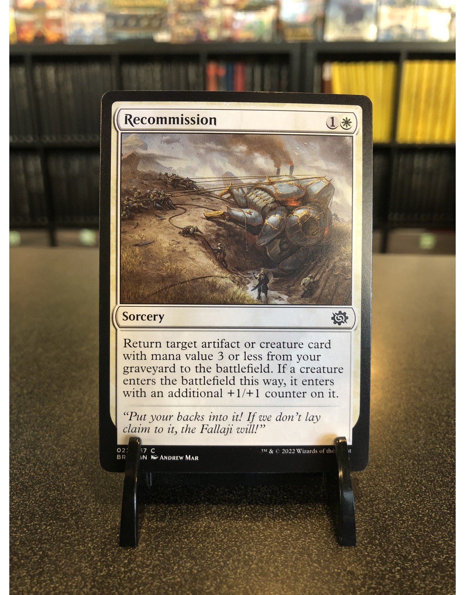 Recommission  (BRO)