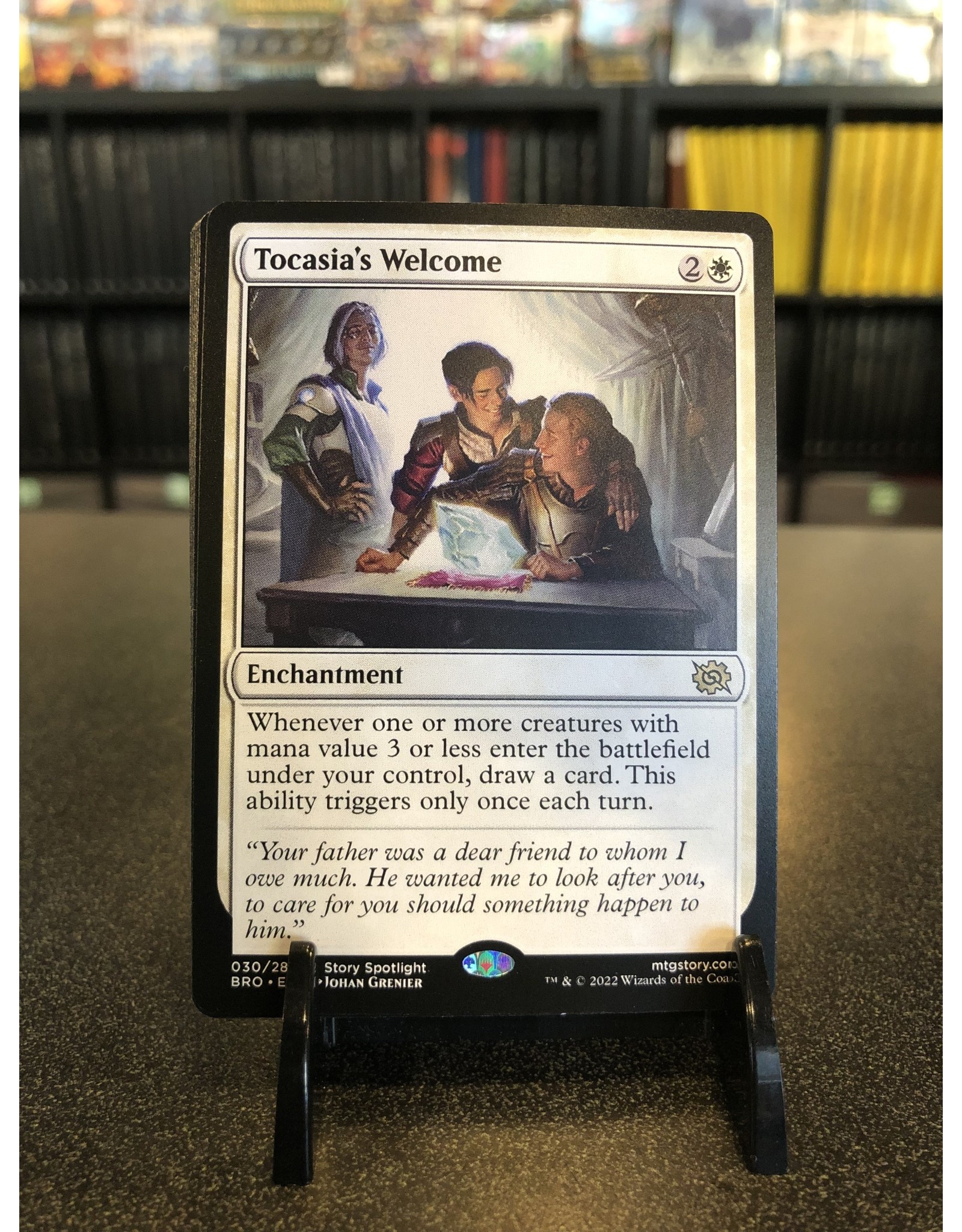 Tocasia's Welcome  (BRO)