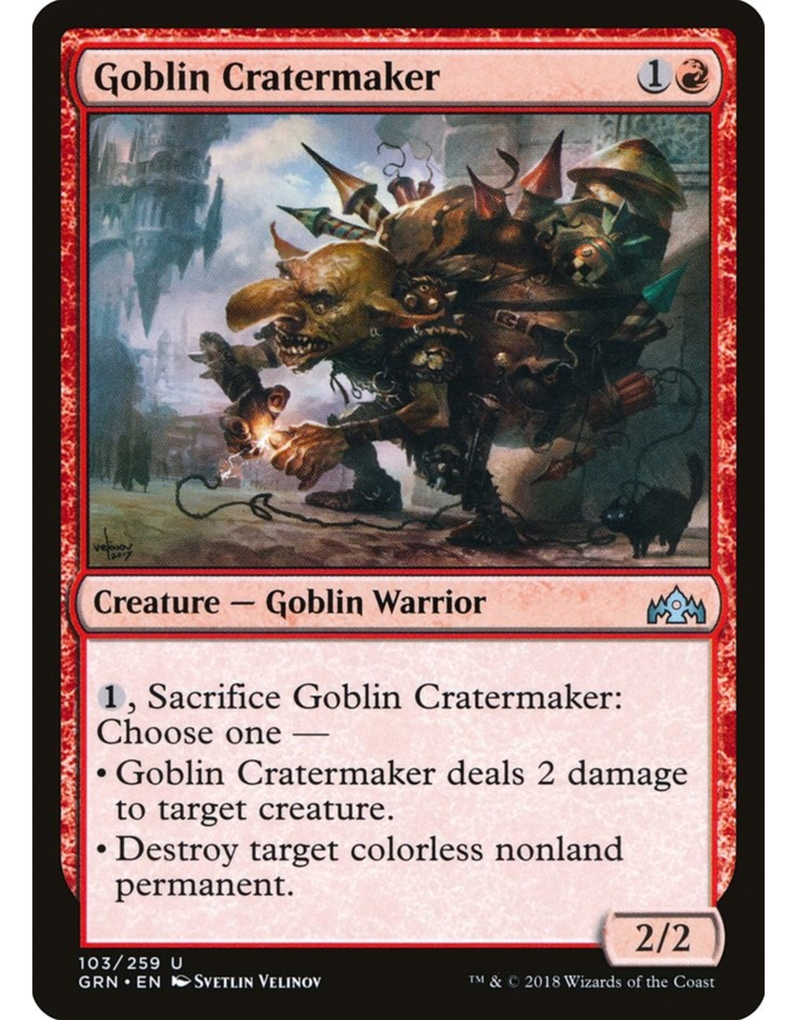 Magic Goblin Cratermaker  (GRN)