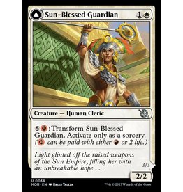 Sun-Blessed Guardian // Furnace-Blessed Conqueror  (MOM)