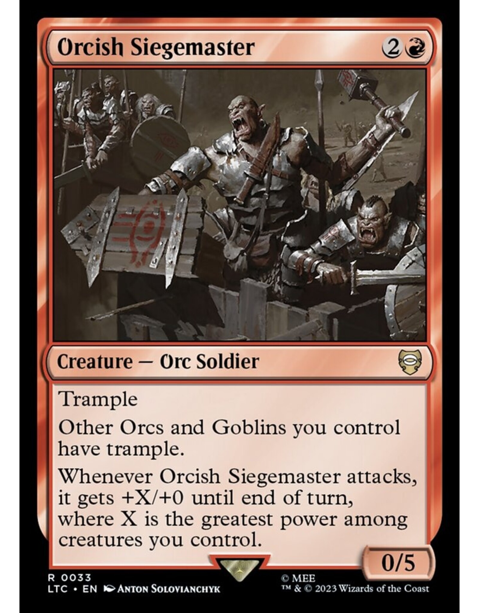 Orcish Siegemaster  (LTC)
