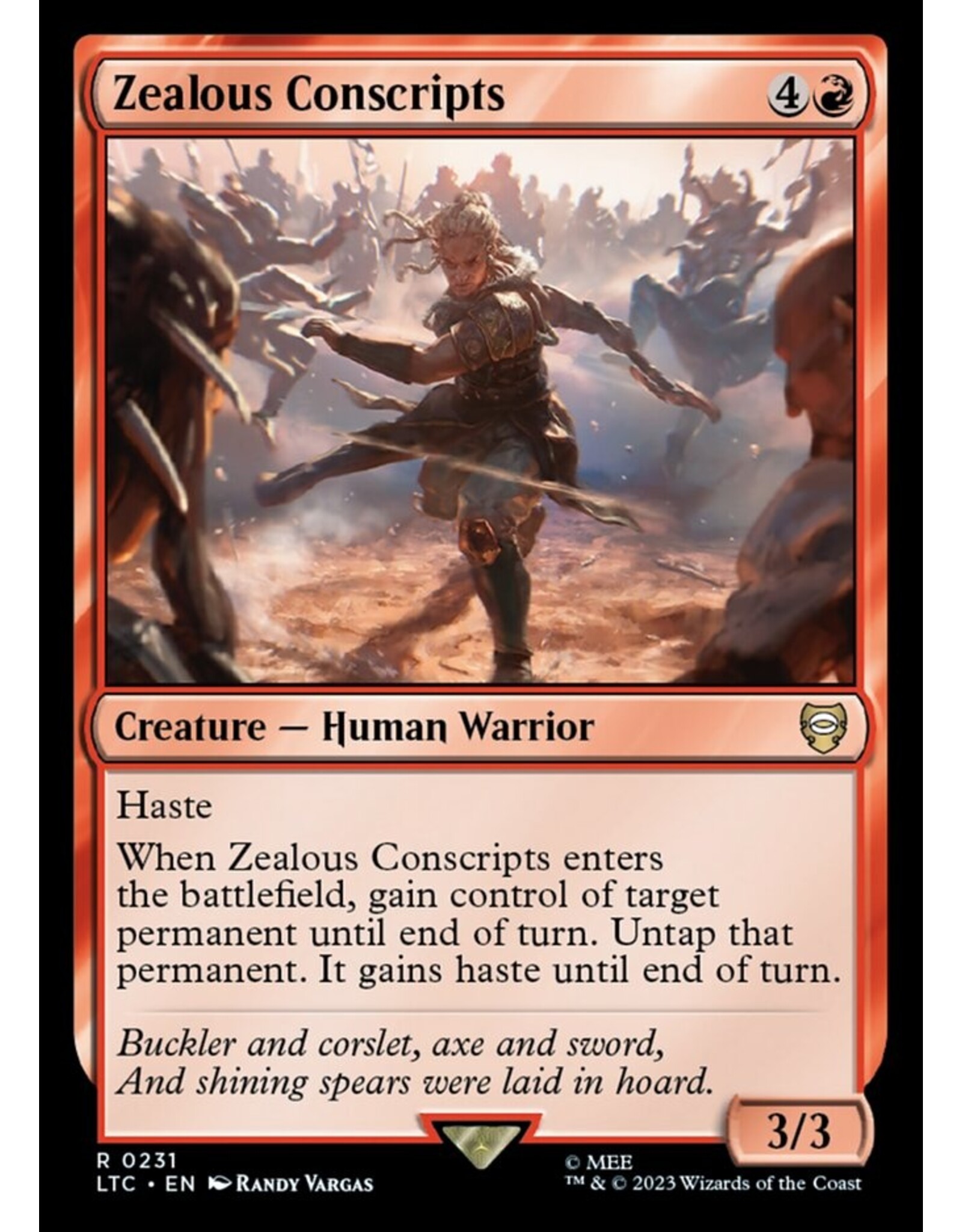 Zealous Conscripts  (LTC)