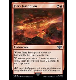 Fiery Inscription  (LTR)