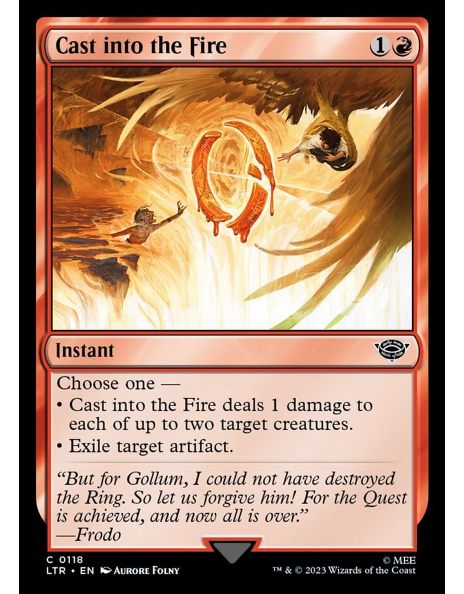 Cast into the Fire  (LTR)