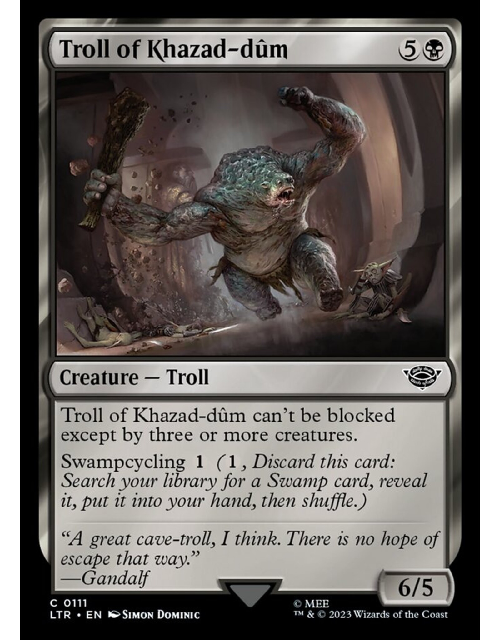 Troll of Khazad-dûm  (LTR)
