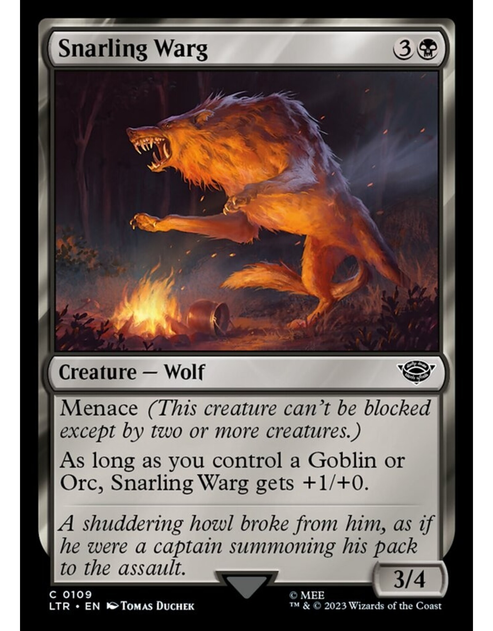 Snarling Warg  (LTR)