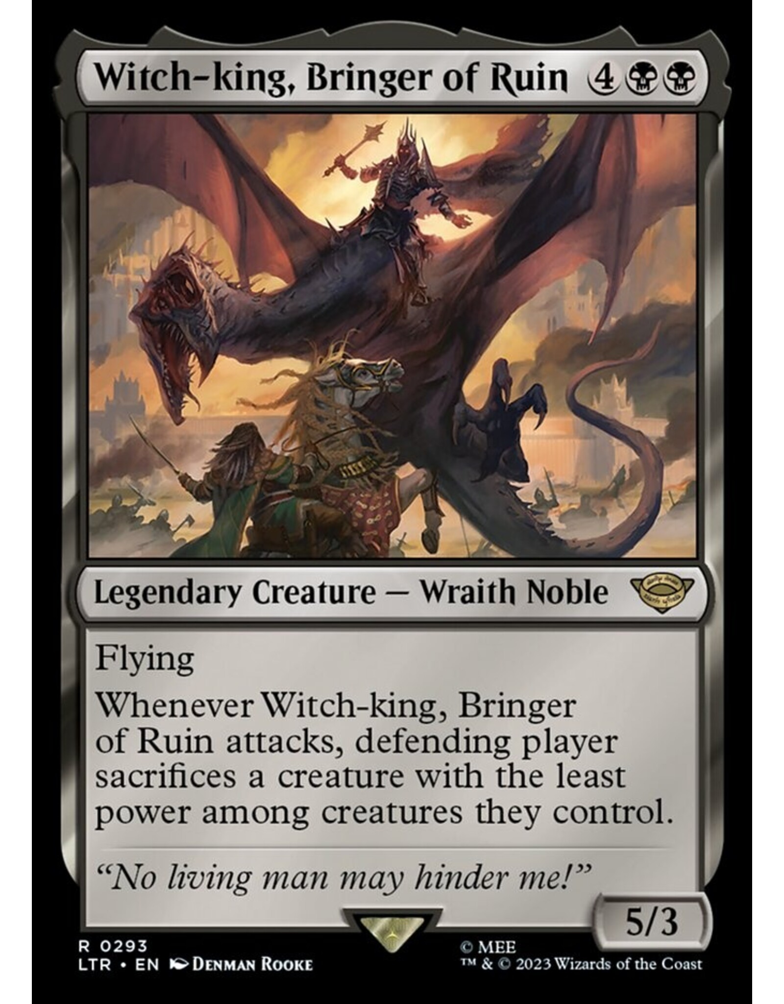 [HOLD] Witch-king, Bringer of Ruin  (LTR)