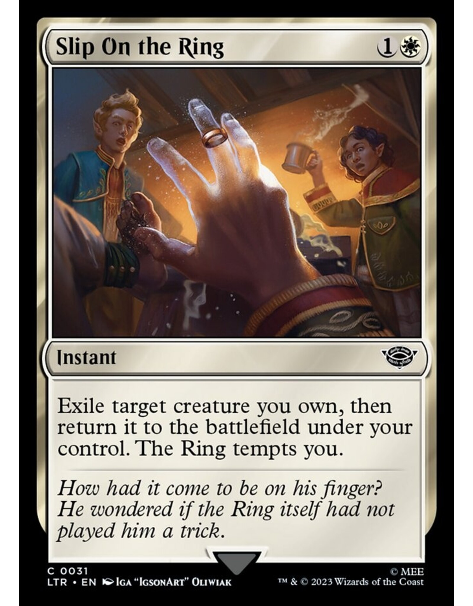 Slip On the Ring  (LTR)