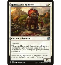 Harnessed Snubhorn  (MAT)