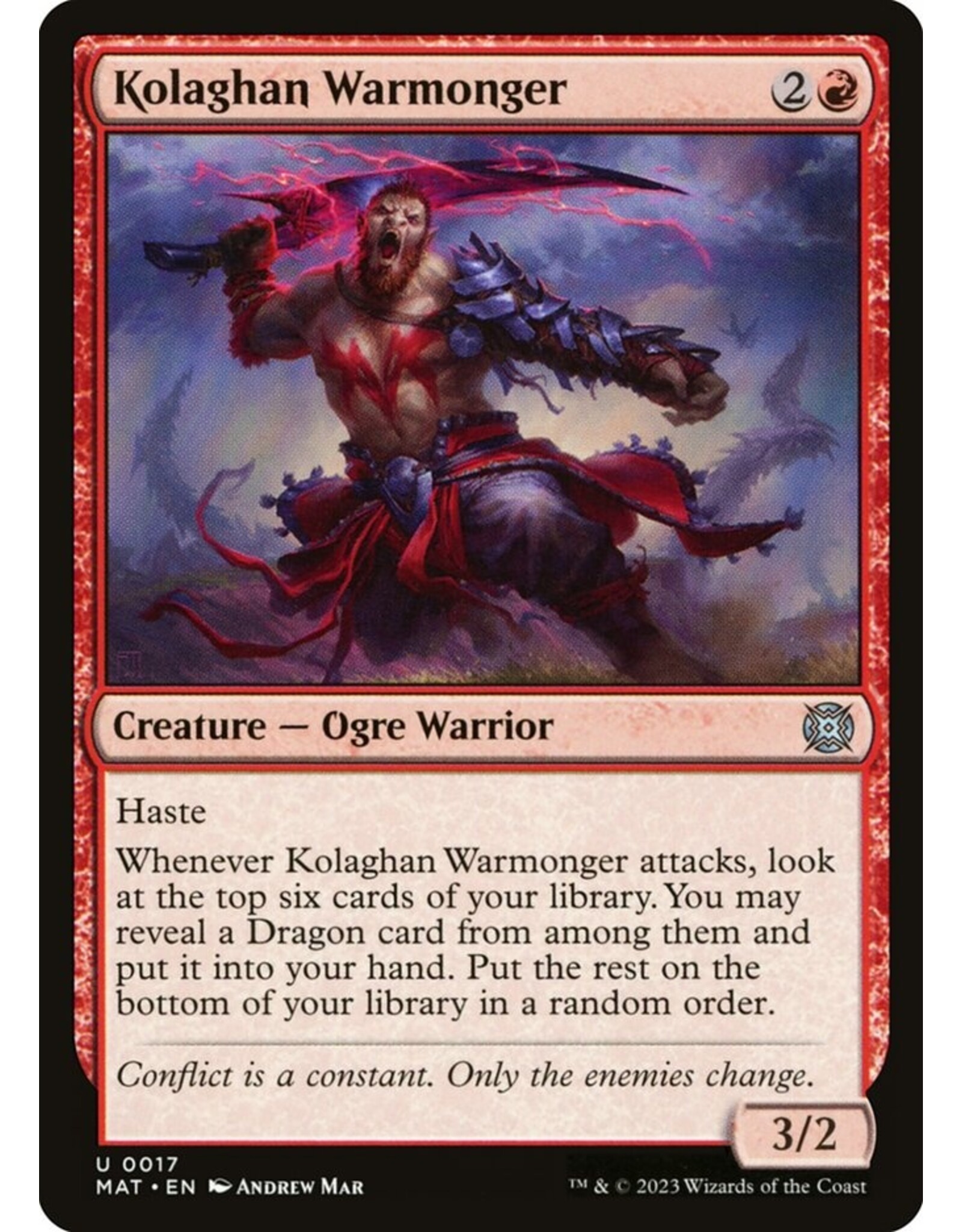 Kolaghan Warmonger  (MAT)