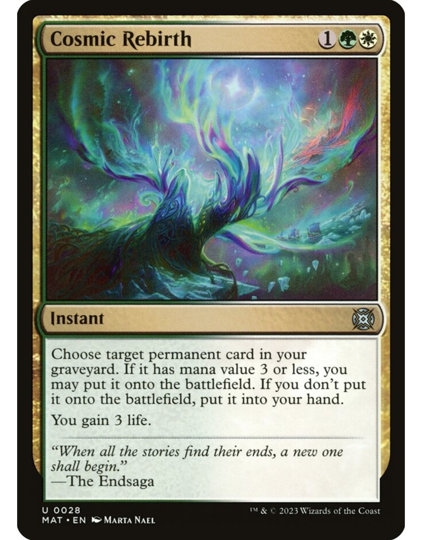 Cosmic Rebirth  (MAT)