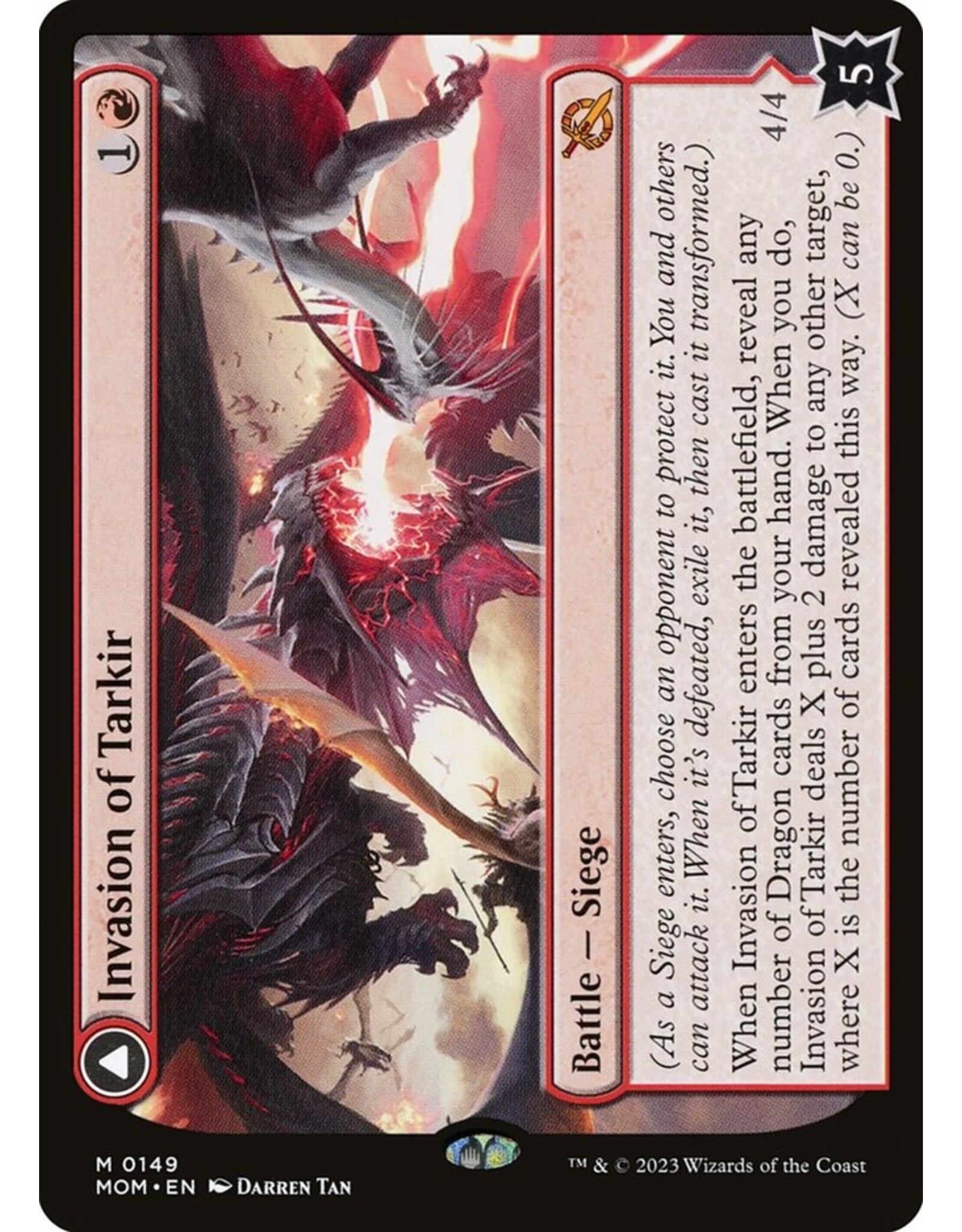Invasion of Tarkir // Defiant Thundermaw  (MOM)